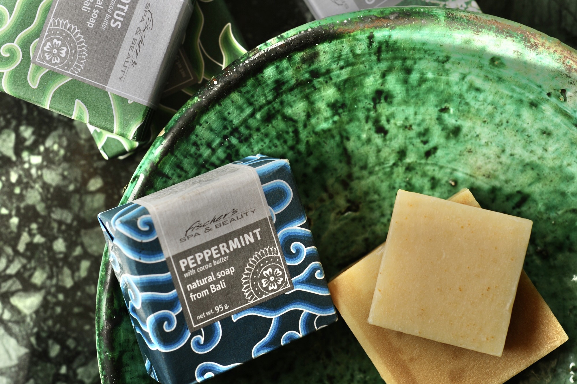 Naturseife 'Pfefferminz', 95 g, aus 100% natürlichen Inhaltsstoffen