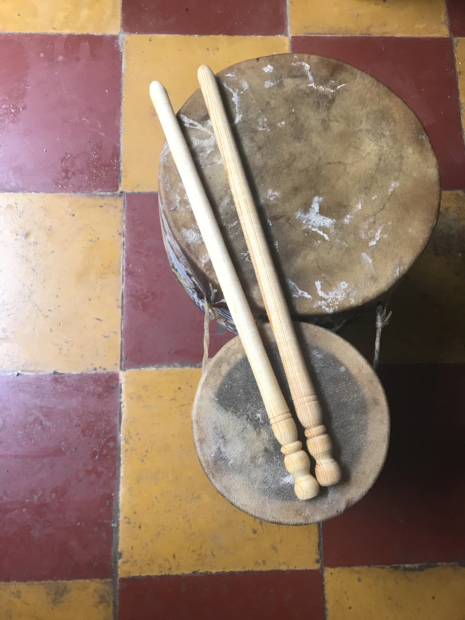Trommelstöcke 2er, Buchenholz, L 27 cm