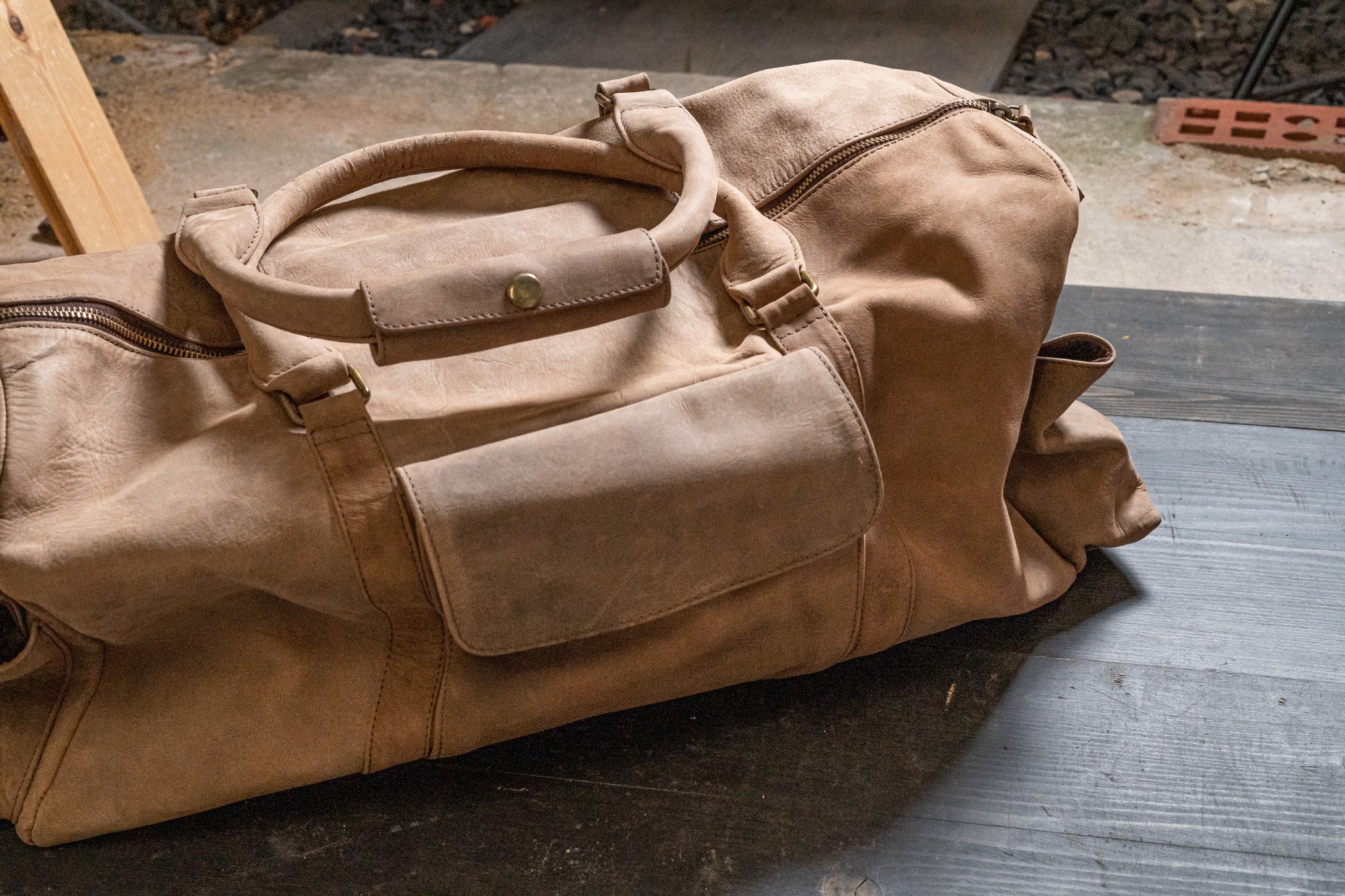 Reisetasche 'Clipton', braun, L 62 cm, B 30 cm, H 18 cm
