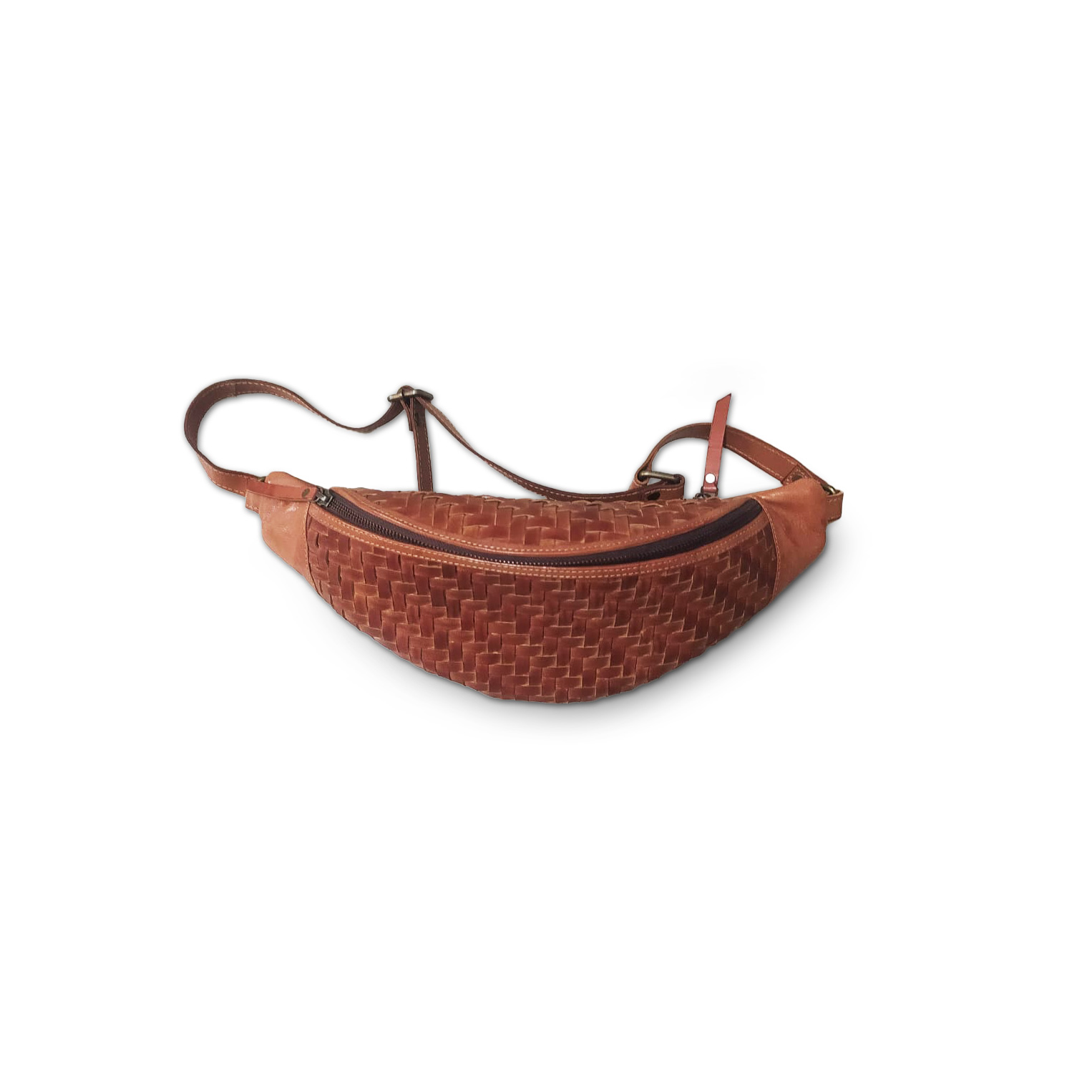 Gürteltasche 'Criss' aus Leder, braun, B 40 cm, L 14 cm, H 11 cm