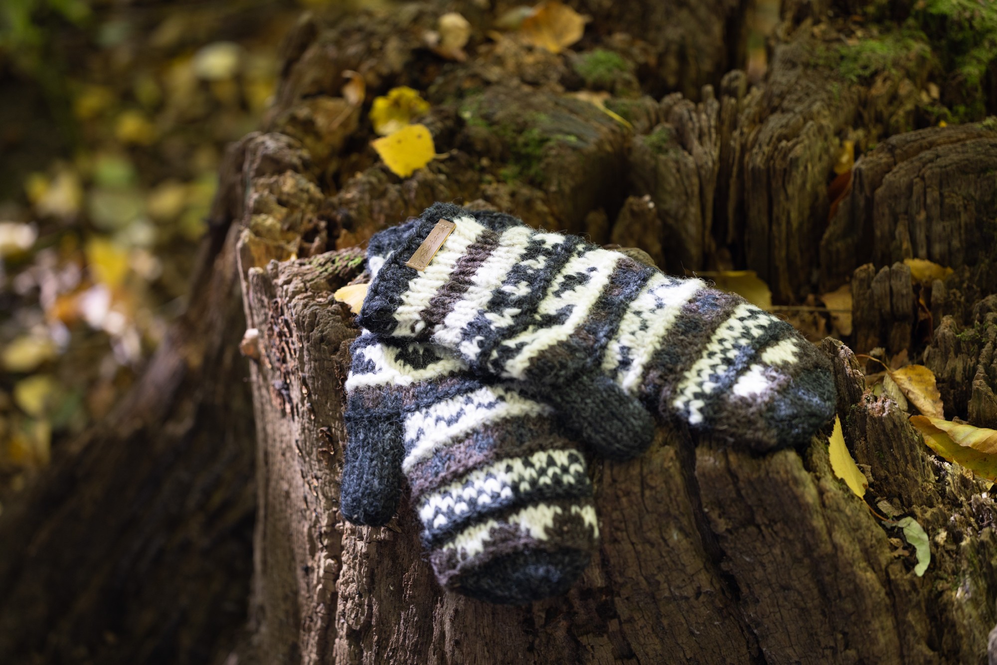 Handschuhe, grau, weiß