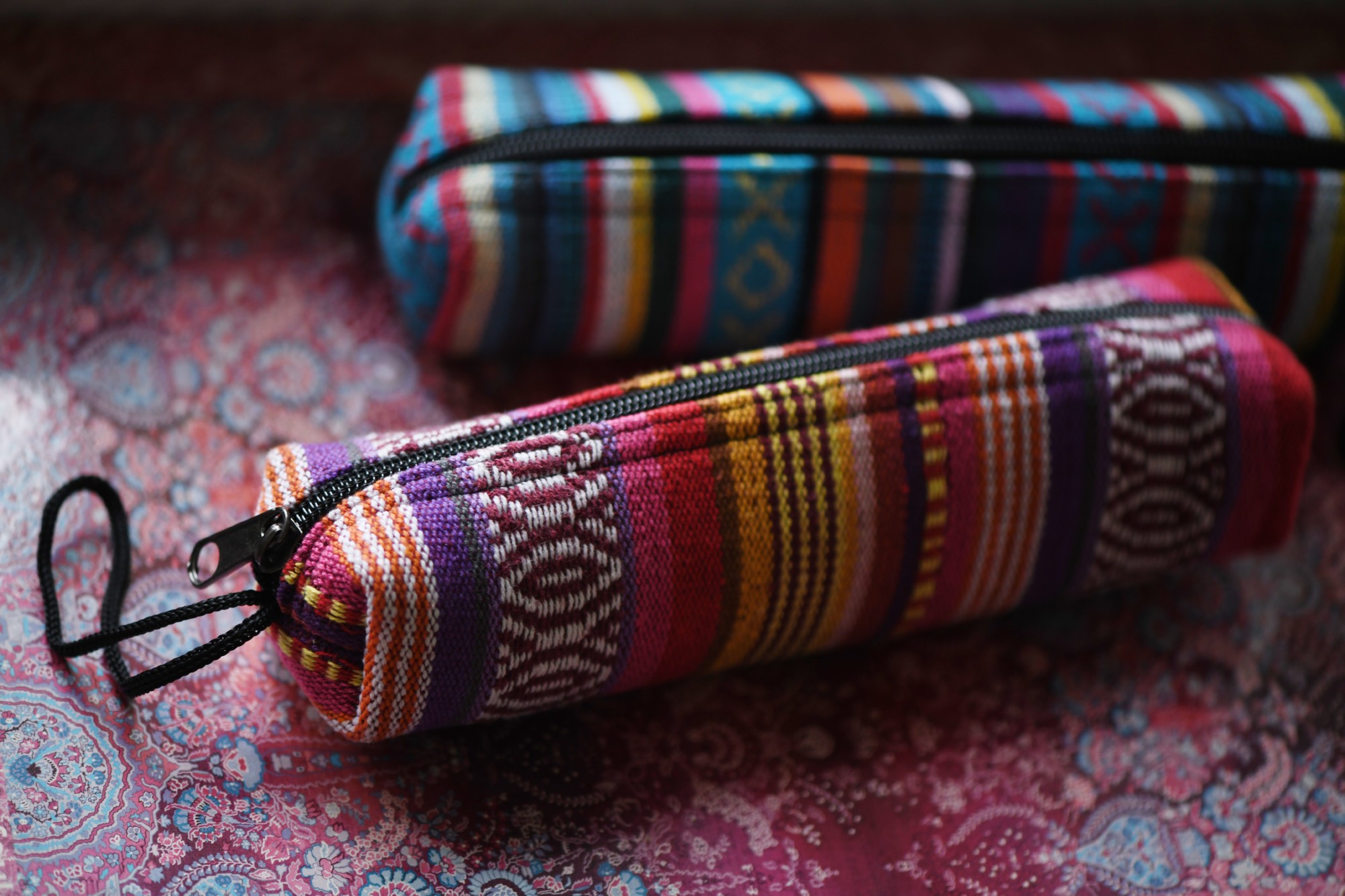 Stifteetui Nepalstyle 'Joliette', multicolor, T 21 cm, B 18 cm