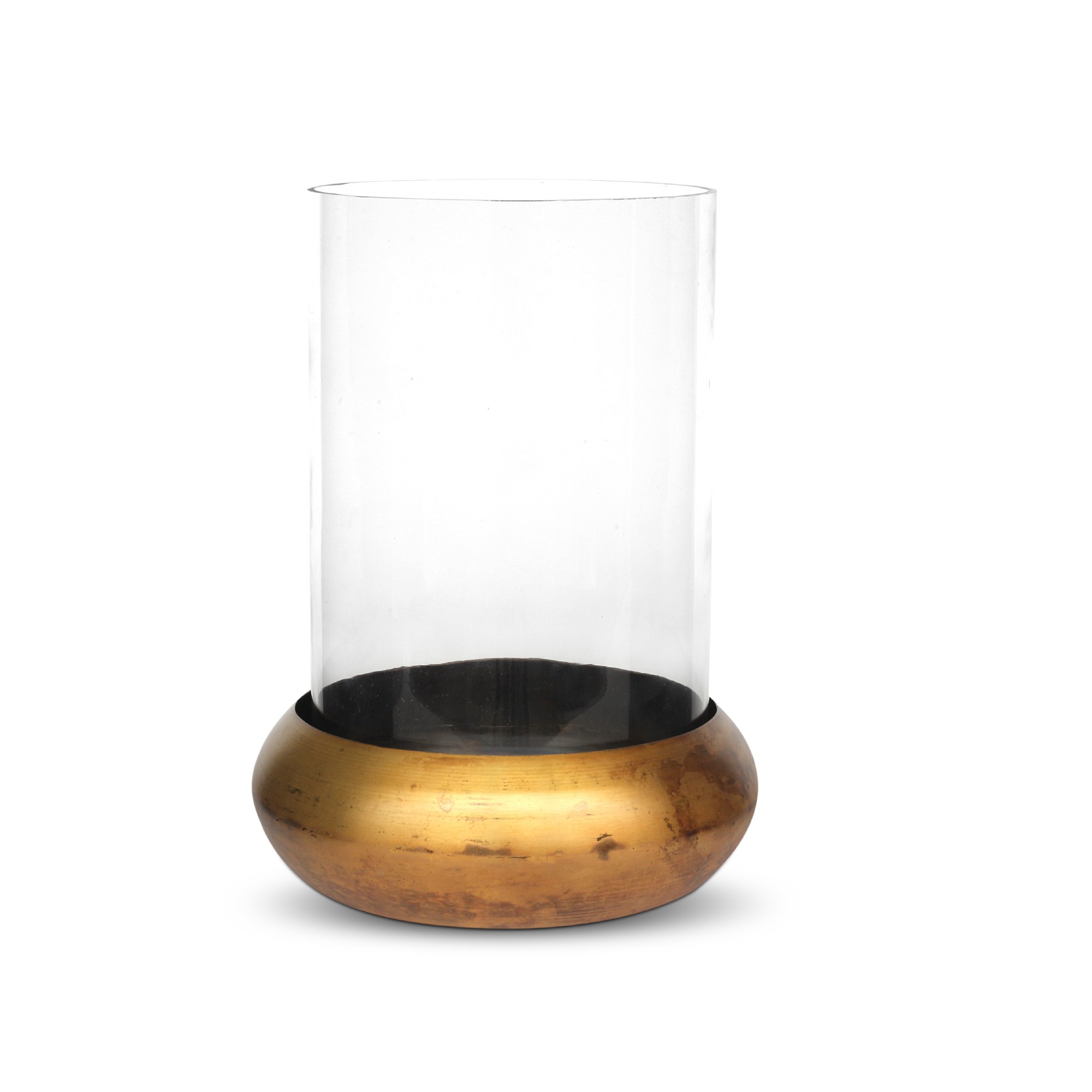 Windlicht 'Polui' S, gold, H 21 cm, Ø 16 cm