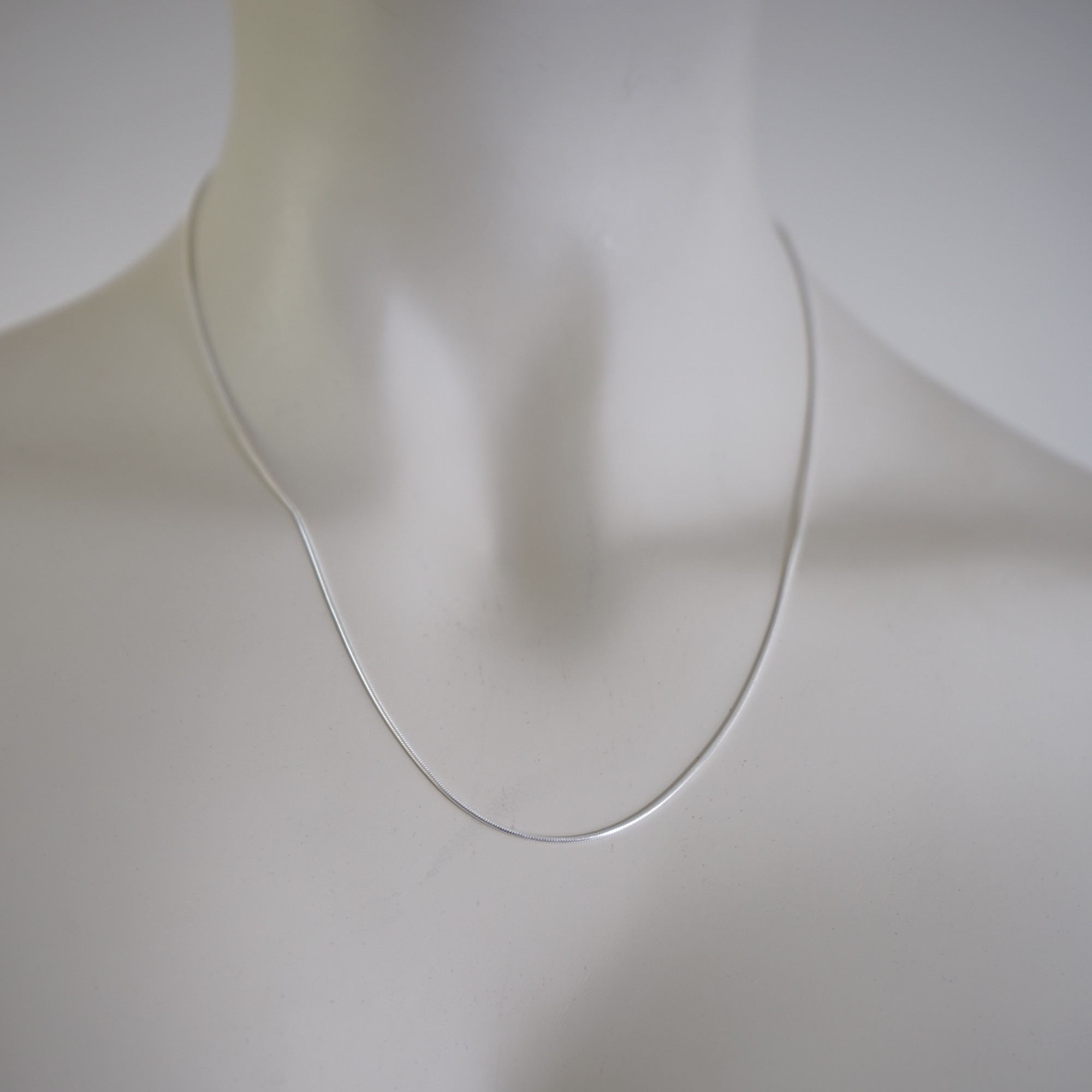 Silberkette fein aus 925 Silber, L 45 cm