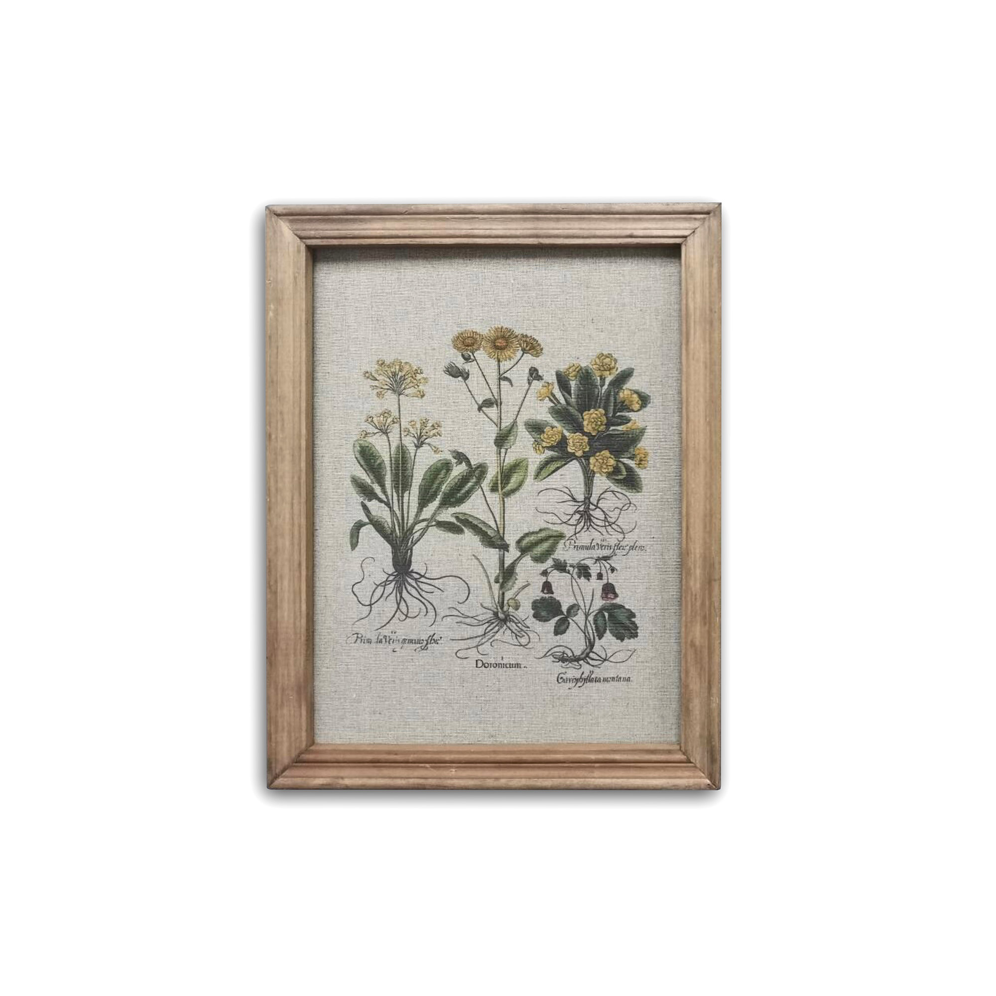 Wandbild 'Les Fleurs', im Holzrahmen, B 33 cm, H 43 cm, T 1,8 cm