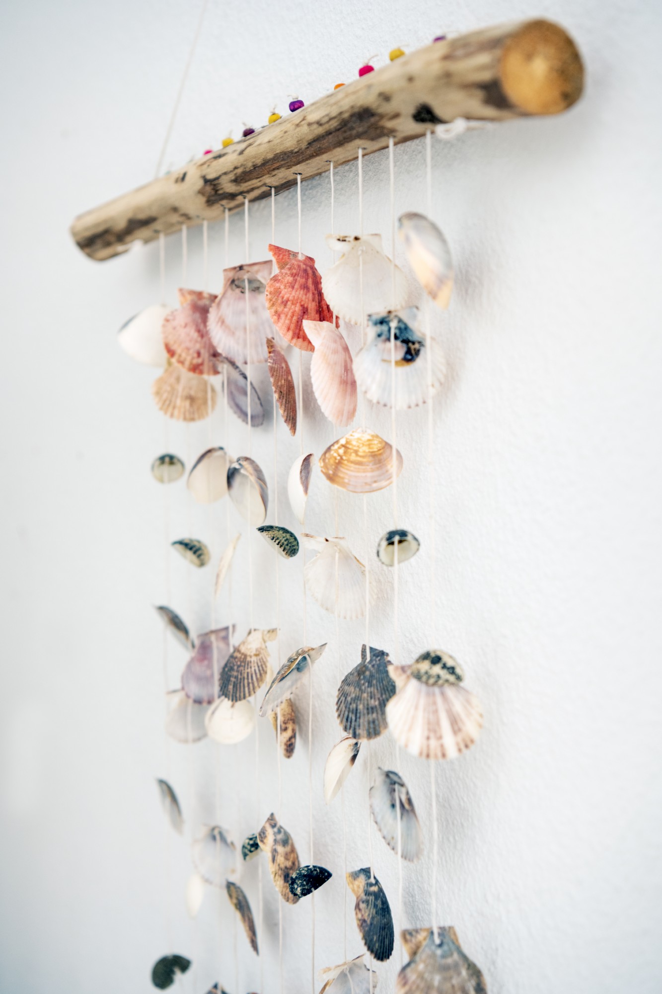 Windspiel mit Muscheln, H 65 cm, B 40 cm