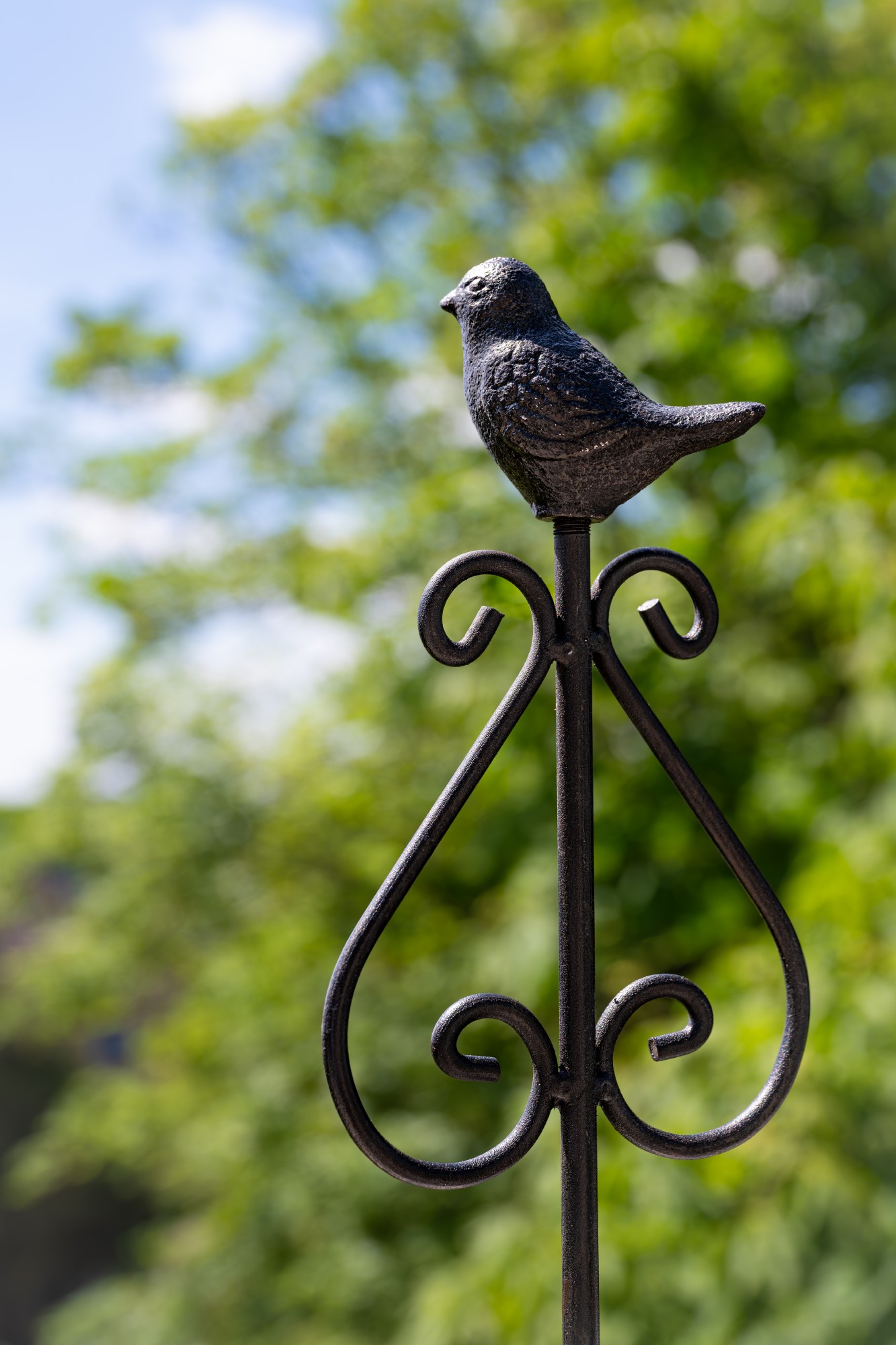 Gartenstecker 'Vogel', T 3 cm, B 10 cm, H 103 cm
