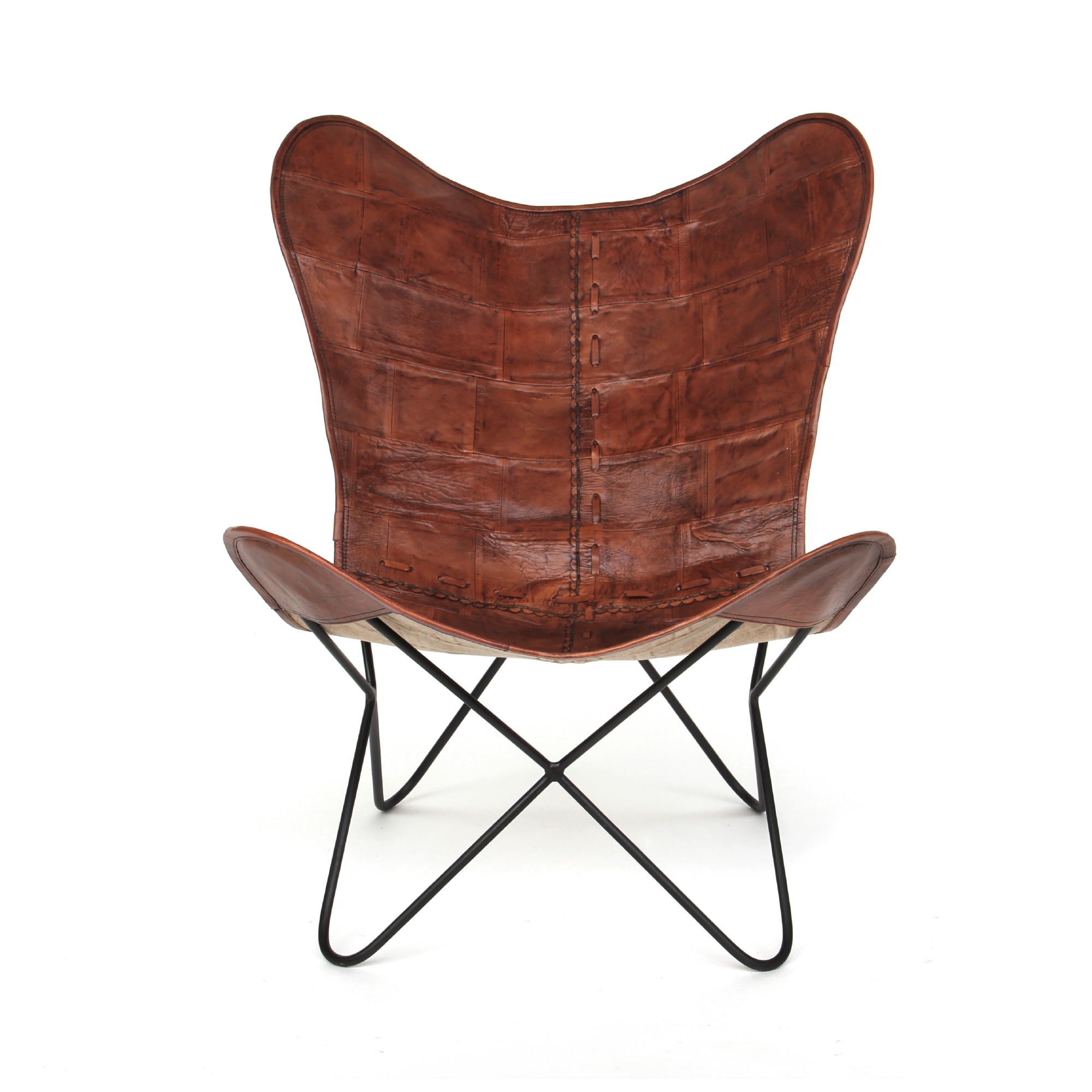 Lounger 'Brad', braun, schwarz, T 71 cm, B 74 cm, H 90 cm
