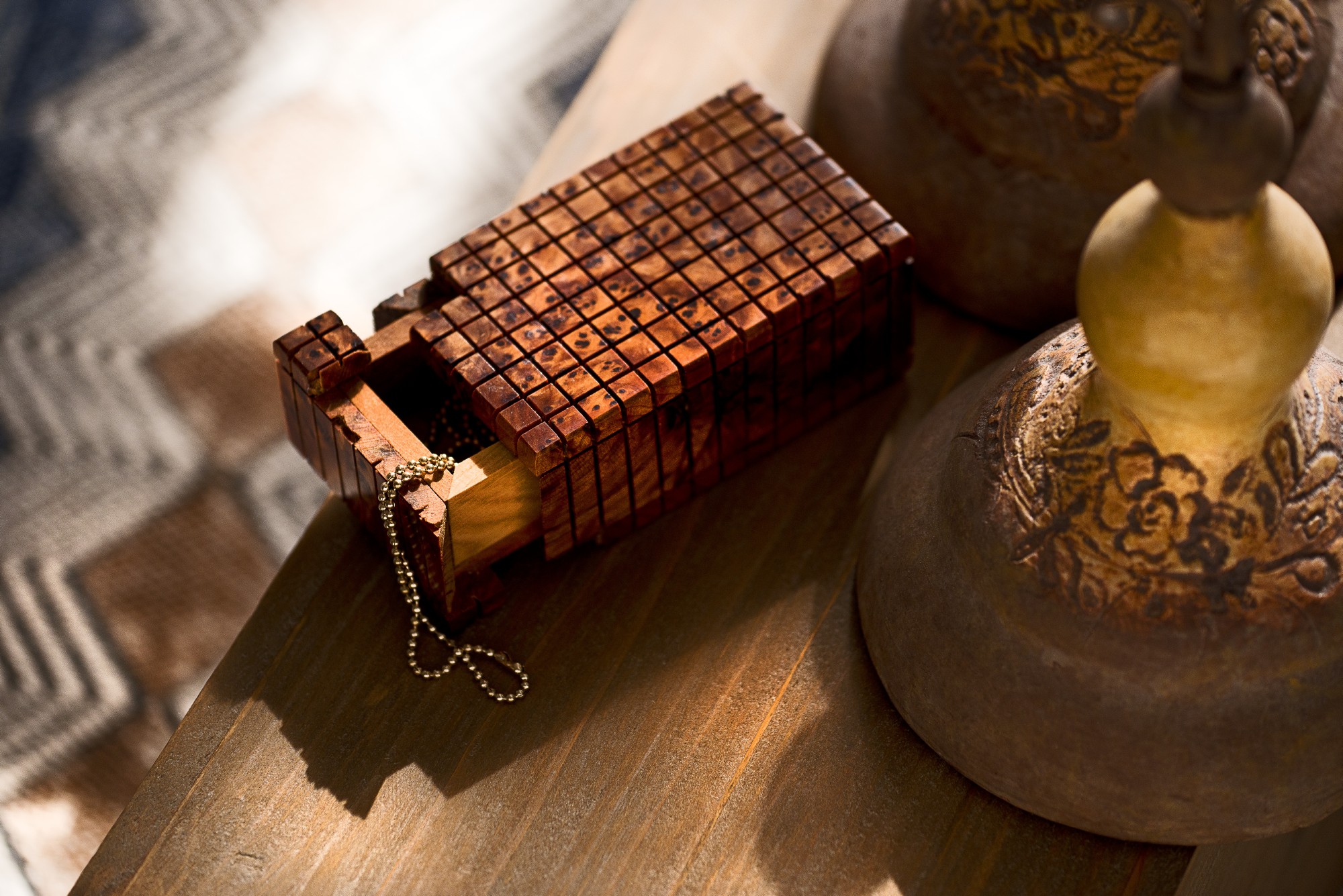 Thuja 'Secret-Box', natur, T 9,5 cm, B 5,5 cm, H 4 cm