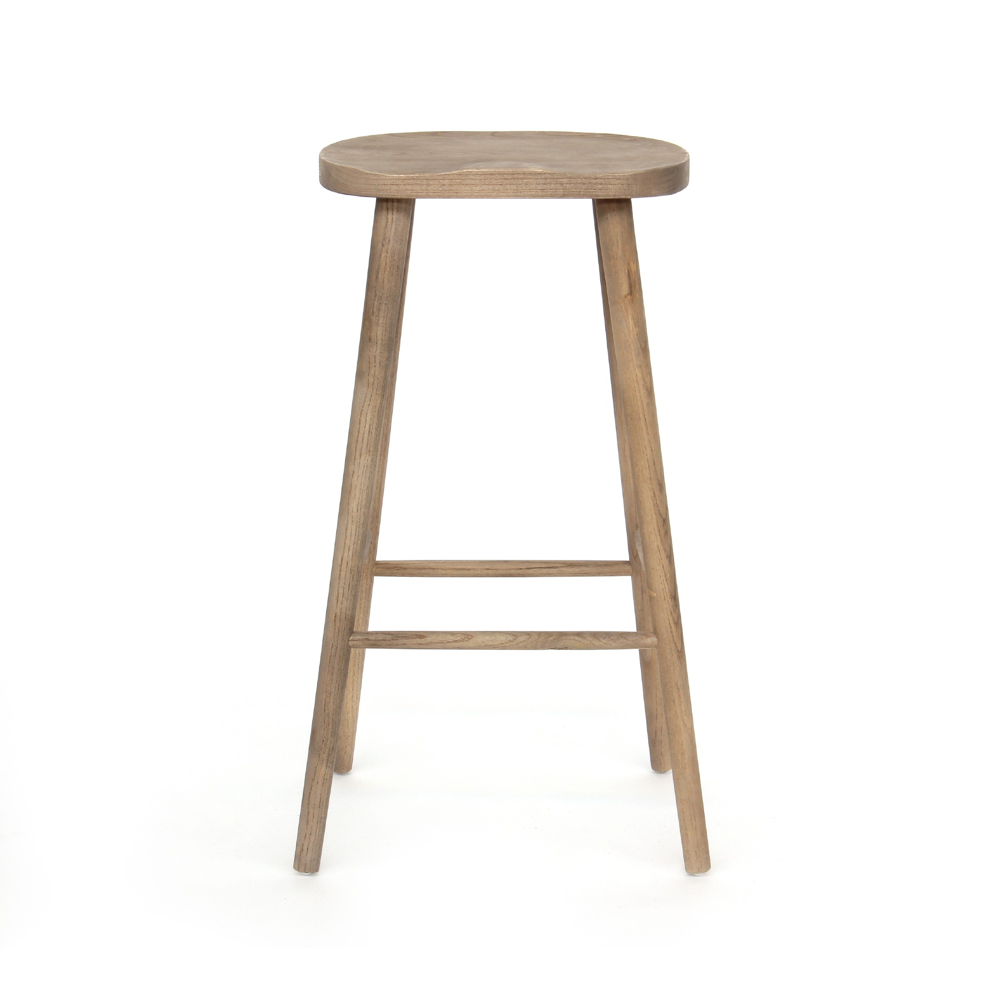 Barhocker 'Stendton' , natur, T 35 cm, B 40 cm, H 77 cm