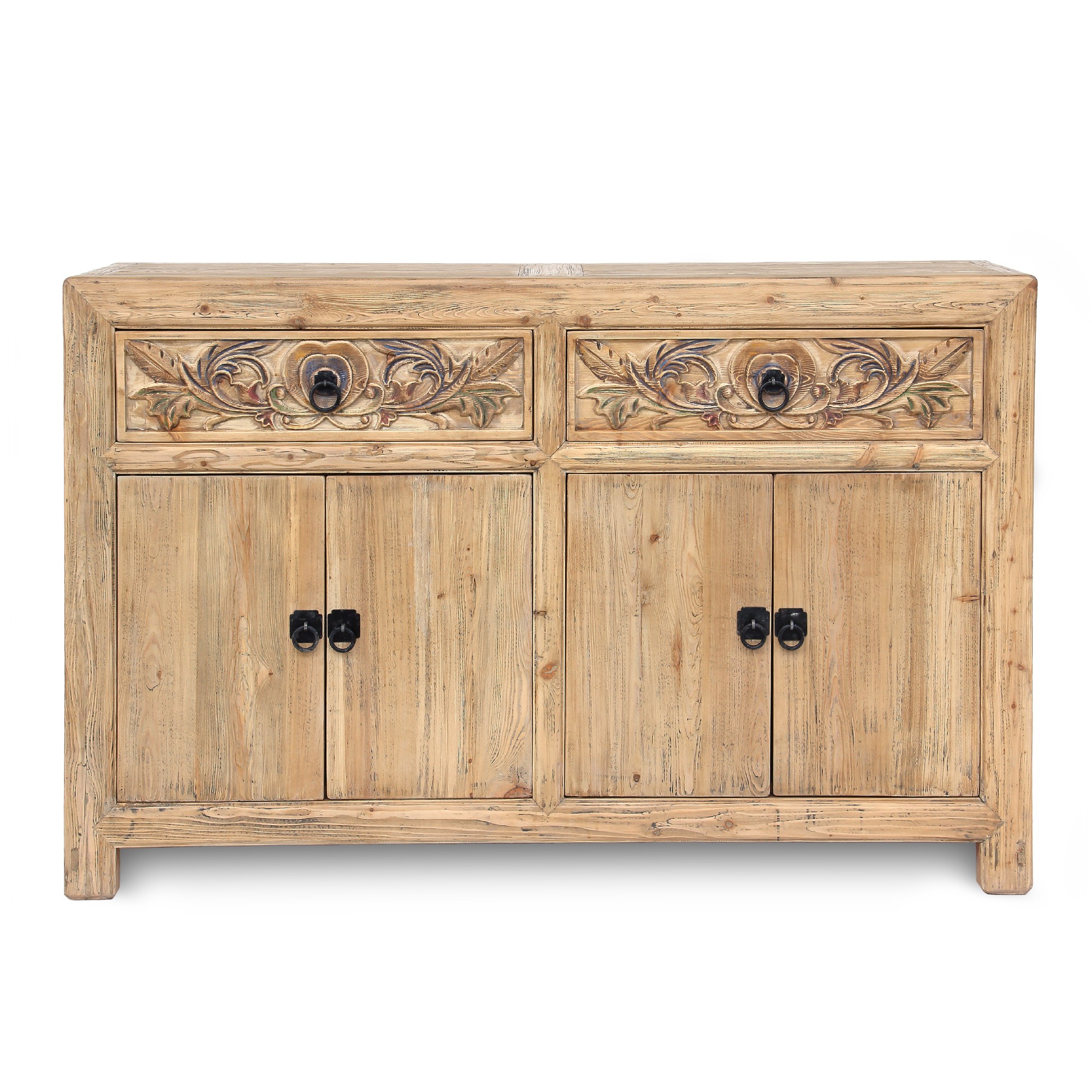 Sideboard 'Herolind', 2 Schubladen, 4 Türen, natur, T 45 cm, B 148 cm, H 95 cm