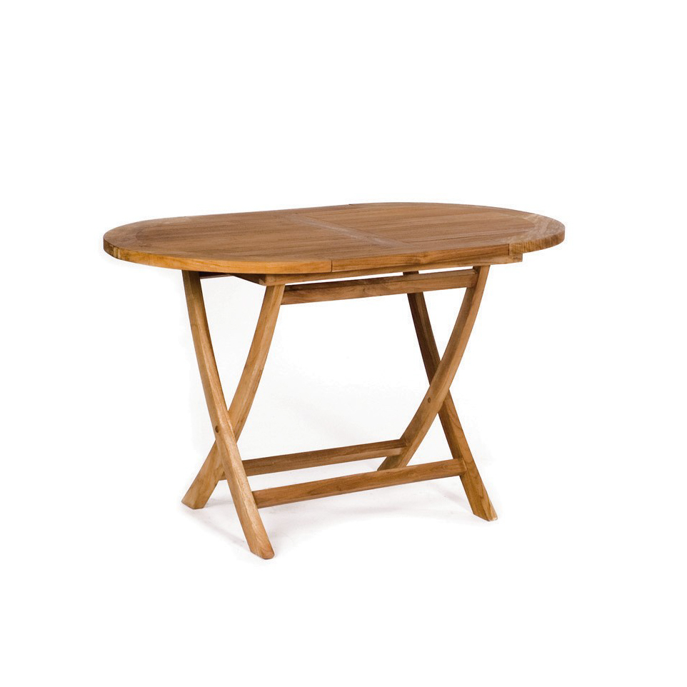 Gartentisch 'Bornholm' aus Teakholz, B 125 cm, L 75 cm, H 75 cm