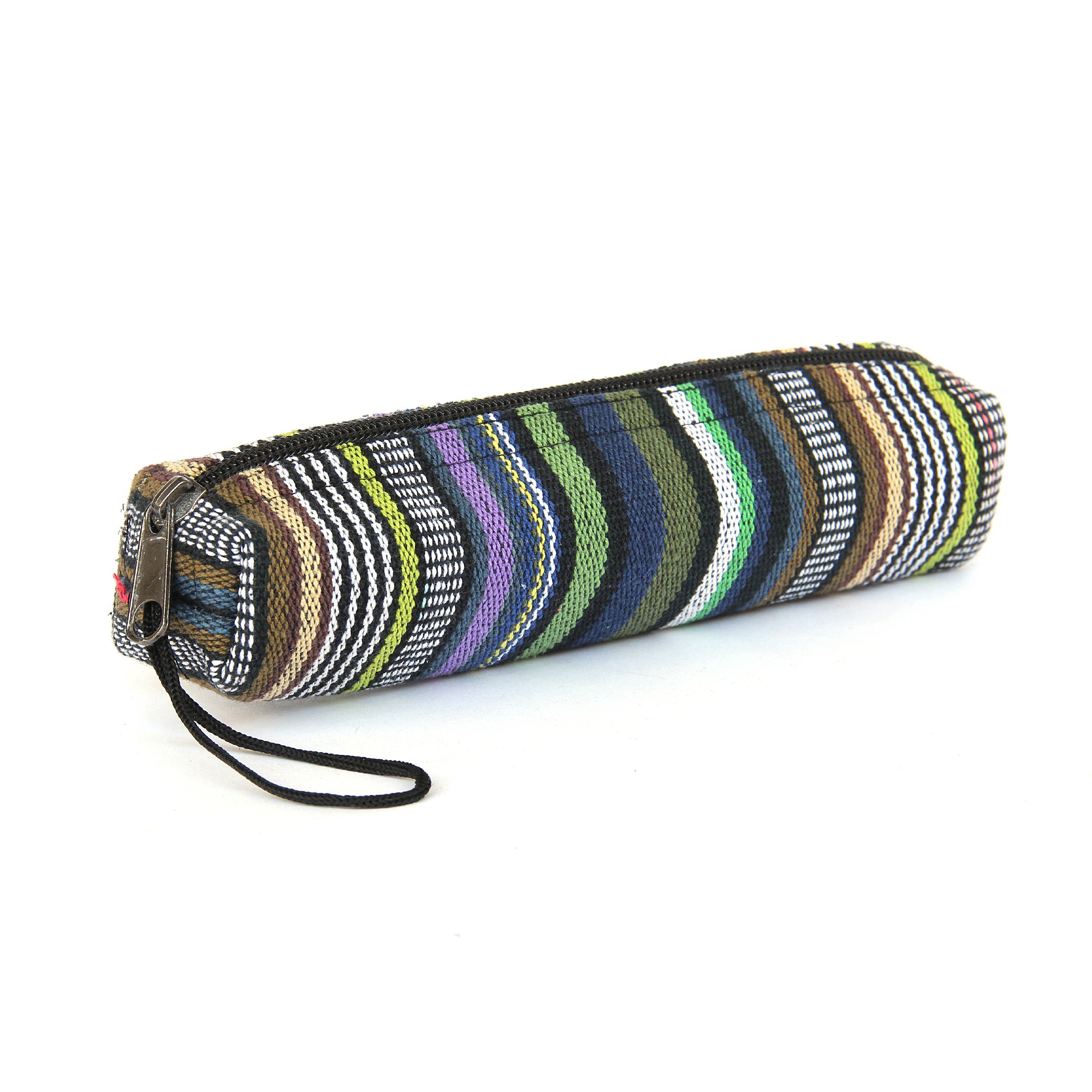 Stifteetui Nepalstyle 'Penticton', grün, multicolor, B 22 cm, H 5 cm