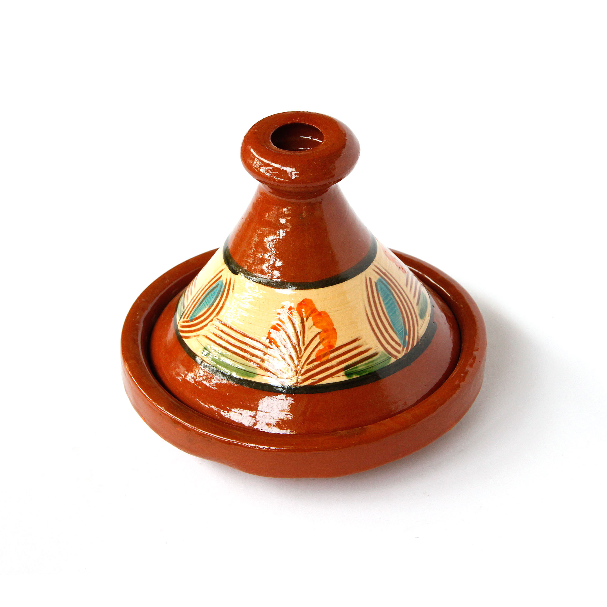Tajine 'Oujda', braun, multicolor, Ø 20 cm