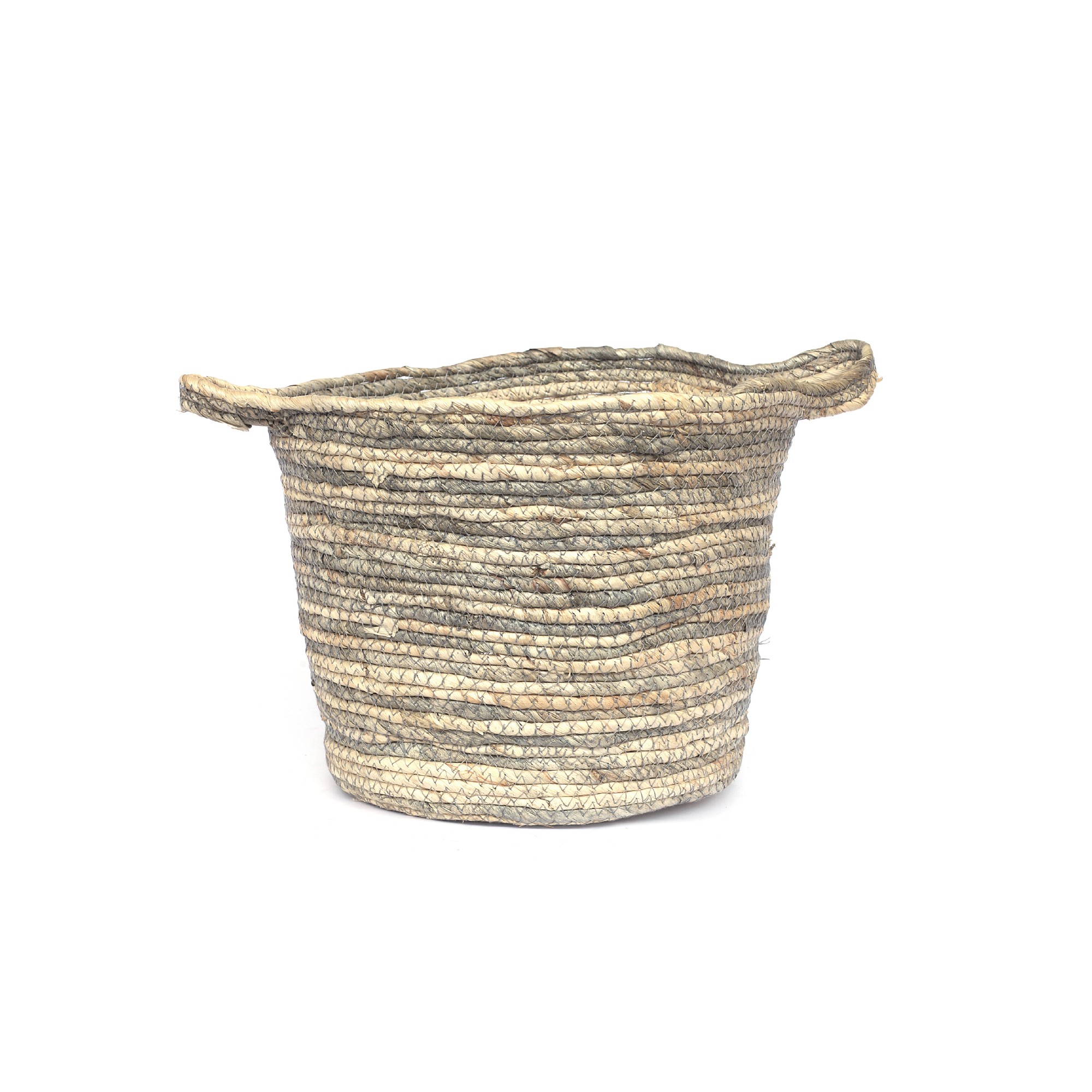 Korb 'Marrone' S, natur, grau, B 35 cm, L 30 cm, H 24 cm