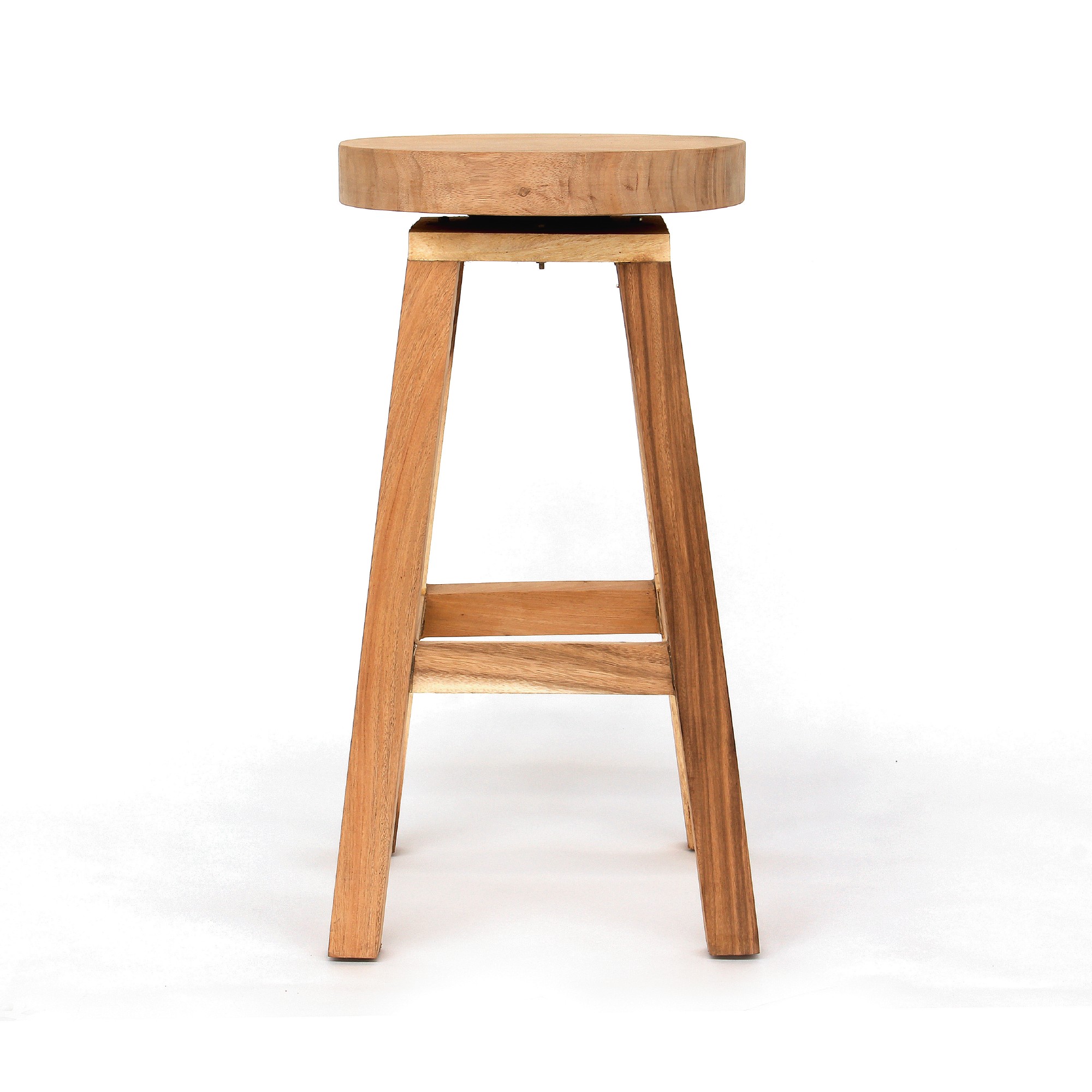 Barhocker 'Markham', natur, T 40 cm, B 40 cm, H 78 cm