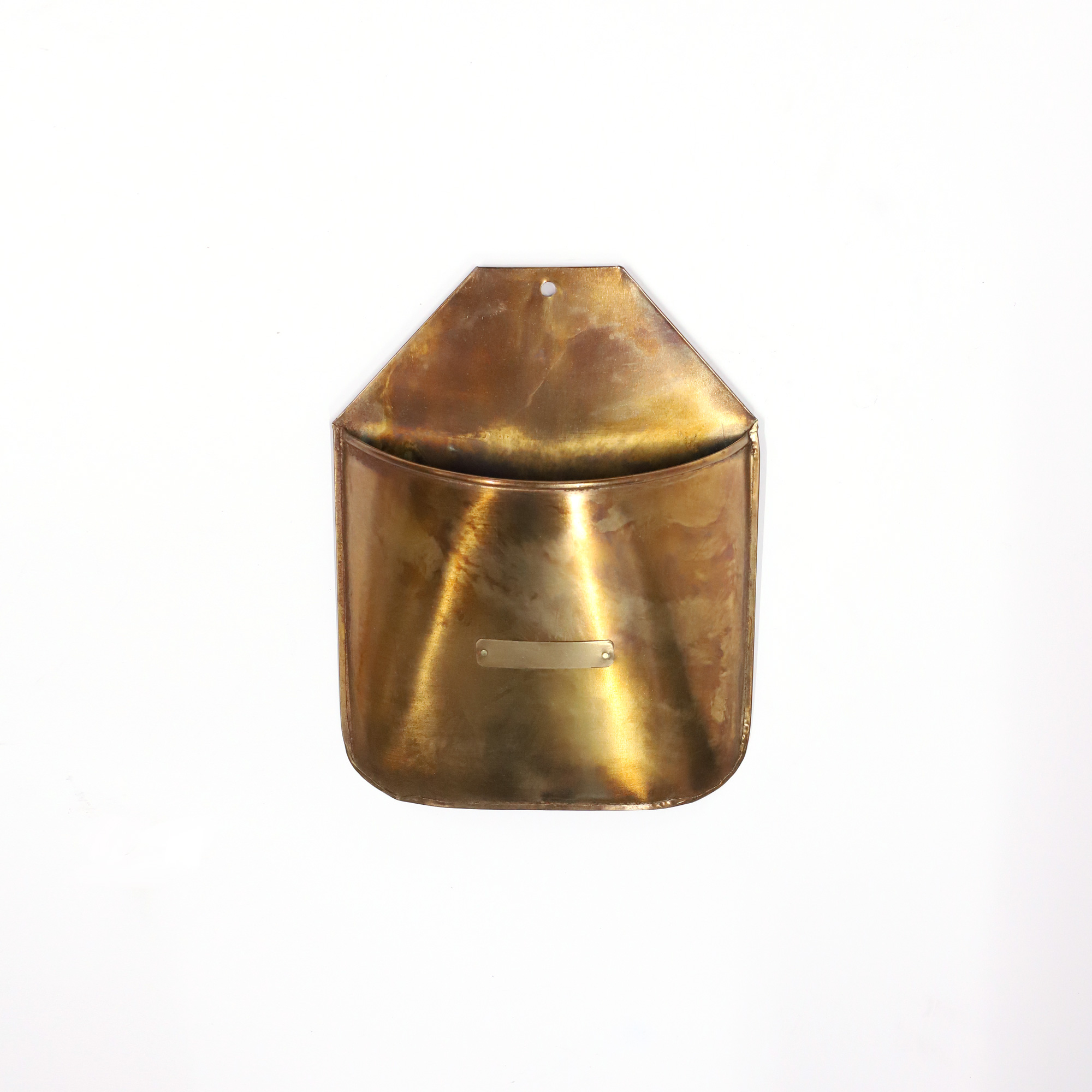 Wandtasche 'Pilodt' gold, B 20 cm, L 6 cm, H 27 cm