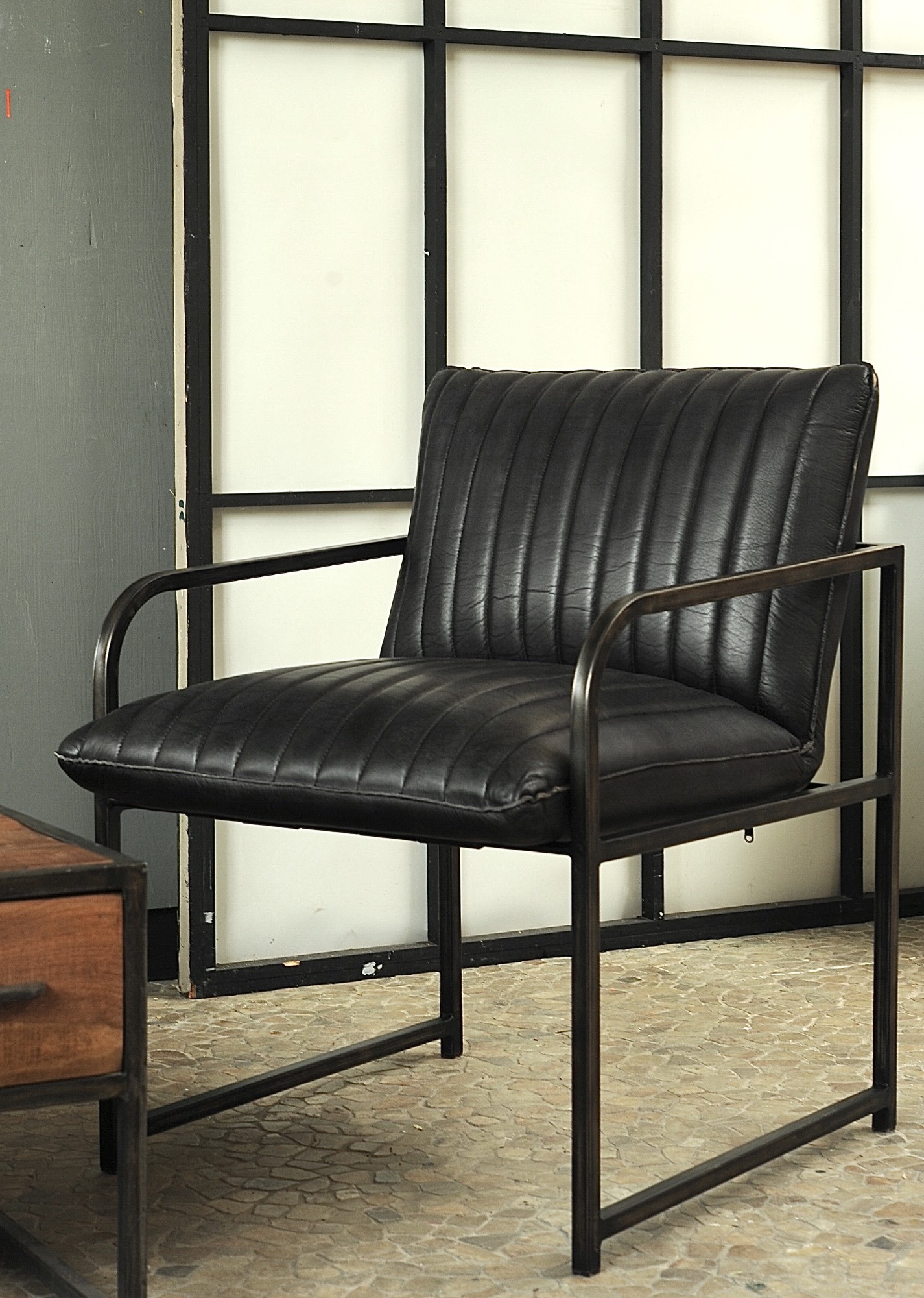 Sessel 'Tenford', schwarz, B 60 cm, L 69 cm, H 80 cm