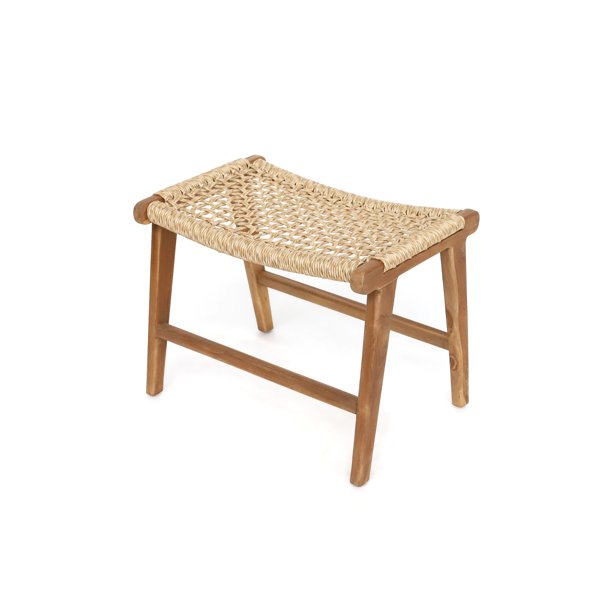 Bank 'Driessen' aus Teak, H 46 cm, B 60 cm, L 40 cm