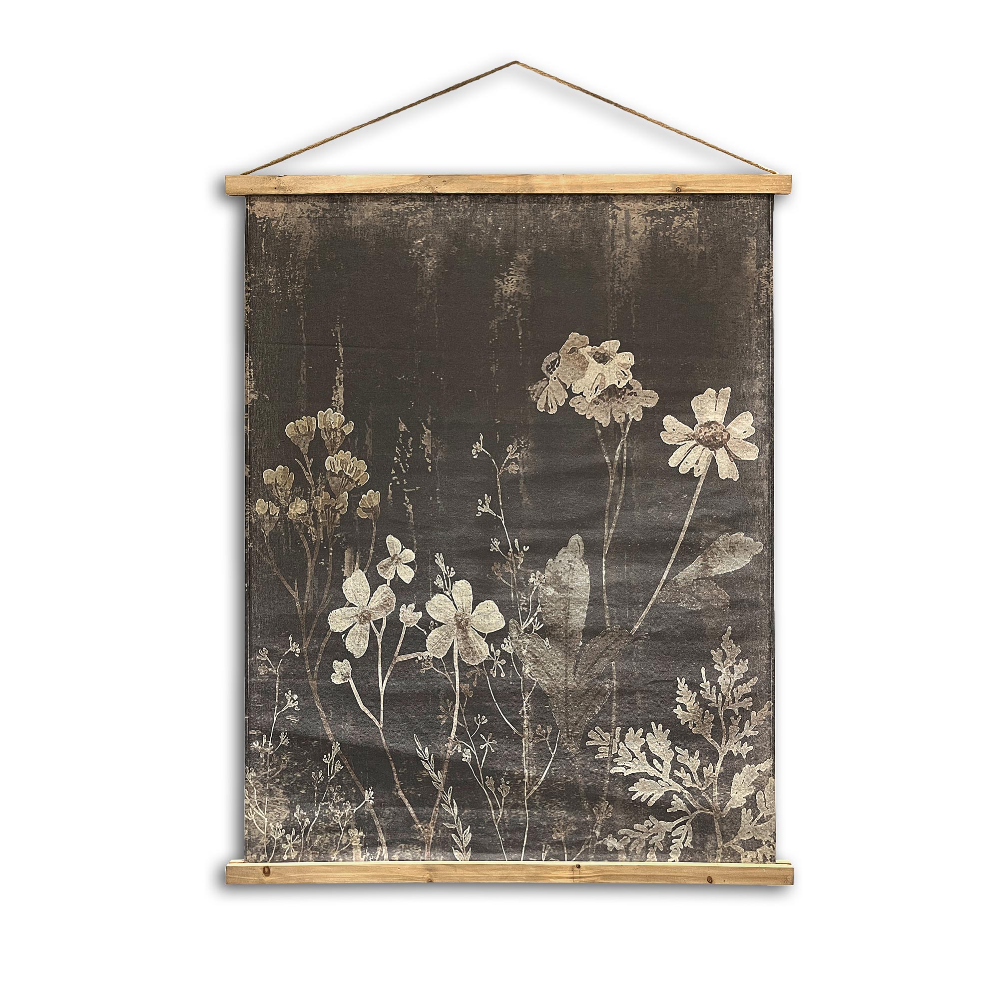 Rollbild 'Blumenwald', auf Leinwand, B 81 cm, H 98 cm, T 1,7 cm
