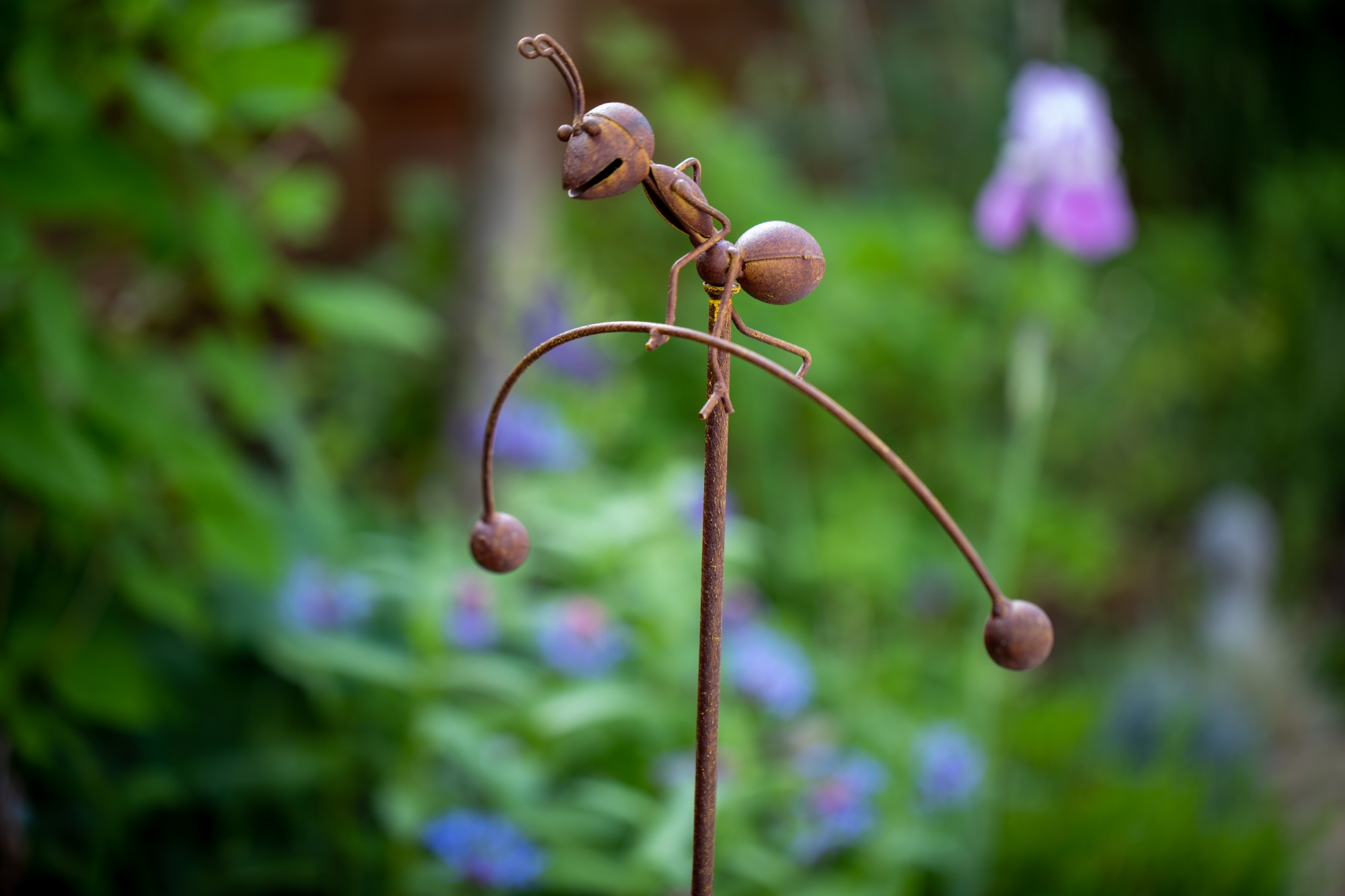 Balance-Akt 'Ameise Amelie', aus Metall, B 33 cm, H 115 cm