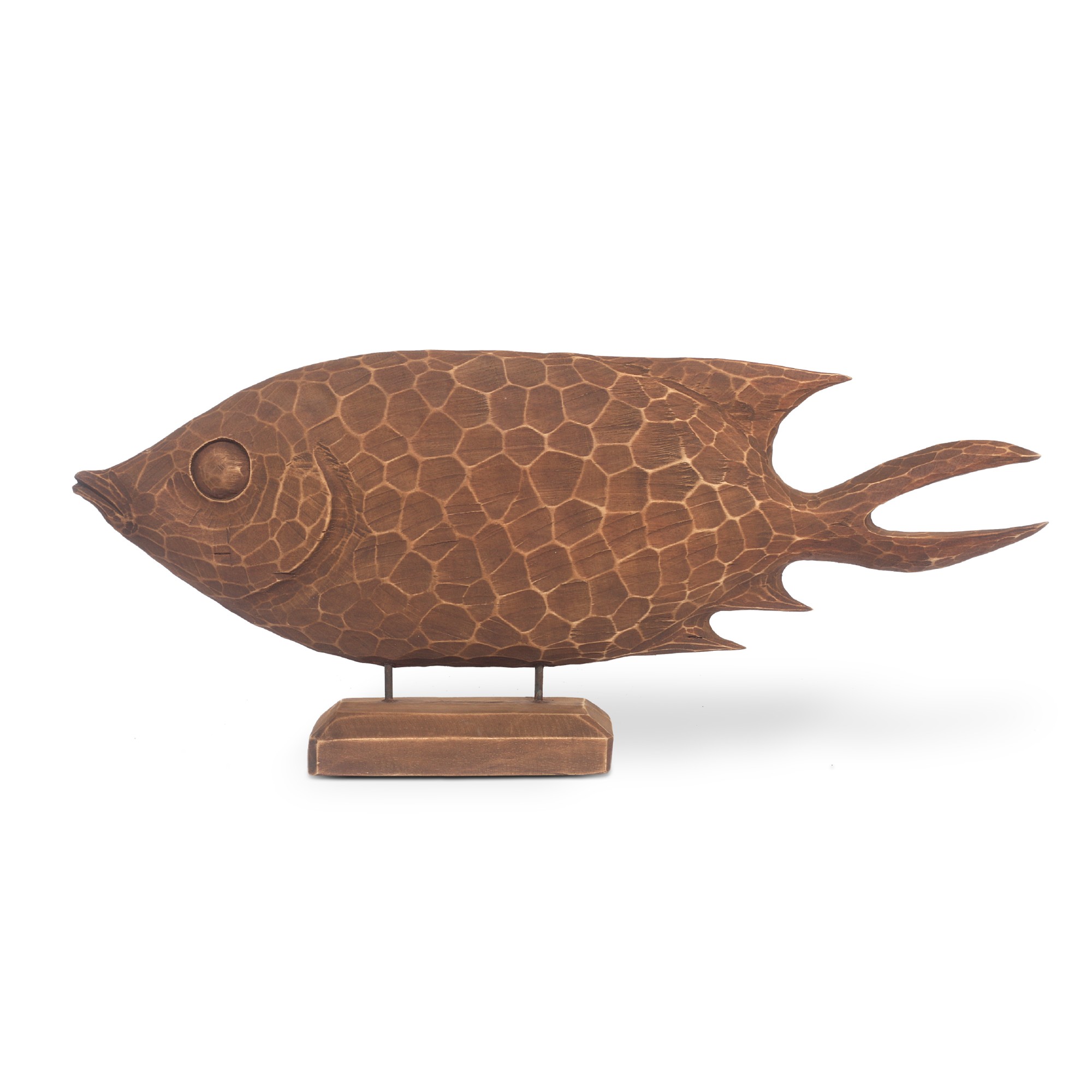 Fisch 'Marielle' auf Sockel, B 85 cm, H 37 cm, L 15 cm