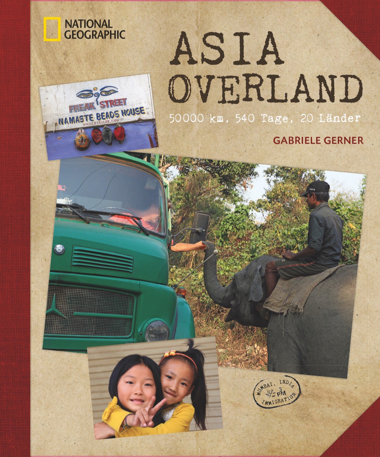 Buch 'Asia Overland', 50.000 km, 540 Tage, 20 Länder