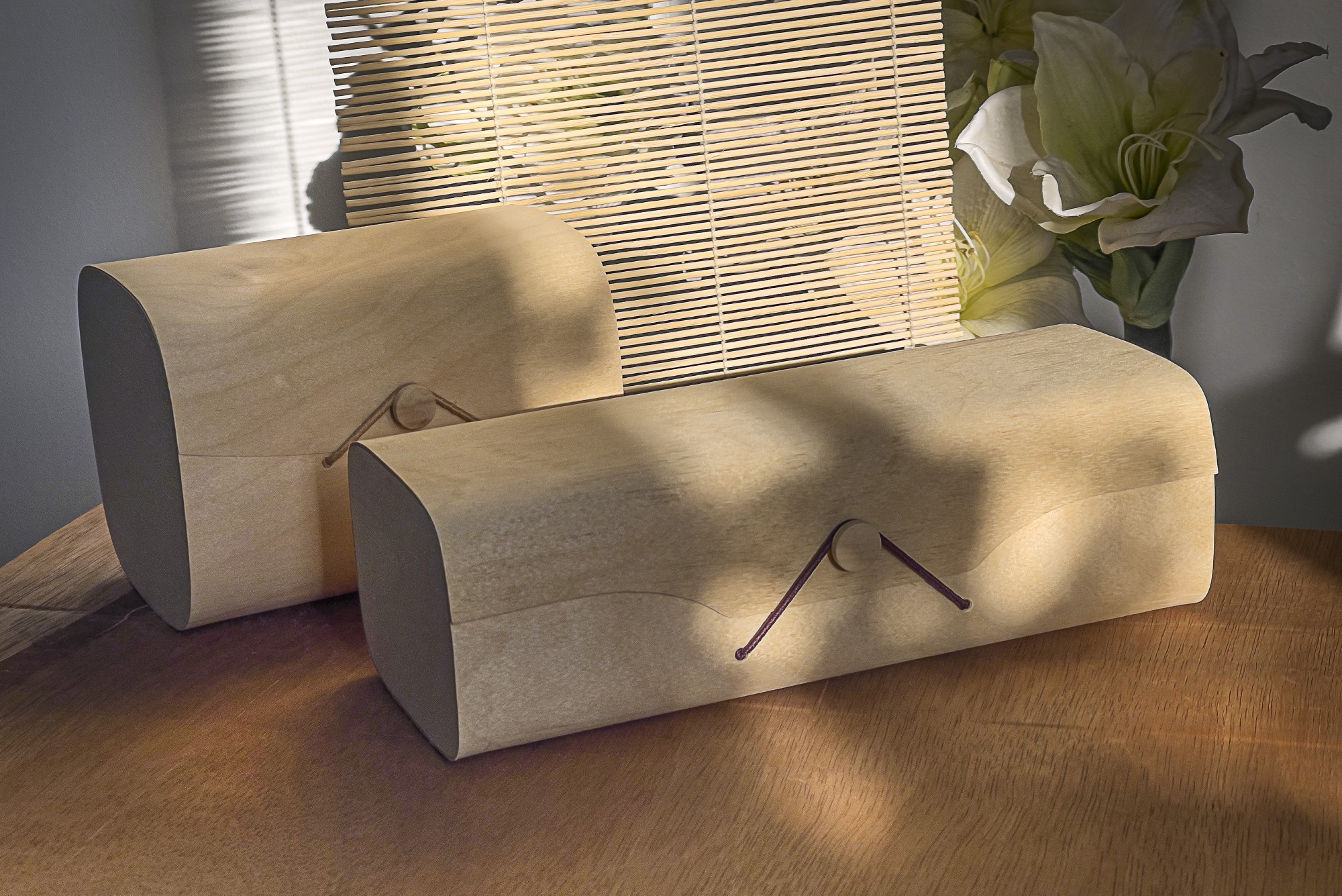 Box 'Tubelle', Birkenholzfurnier, B 25 cm, H 10 cm, L 10 cm