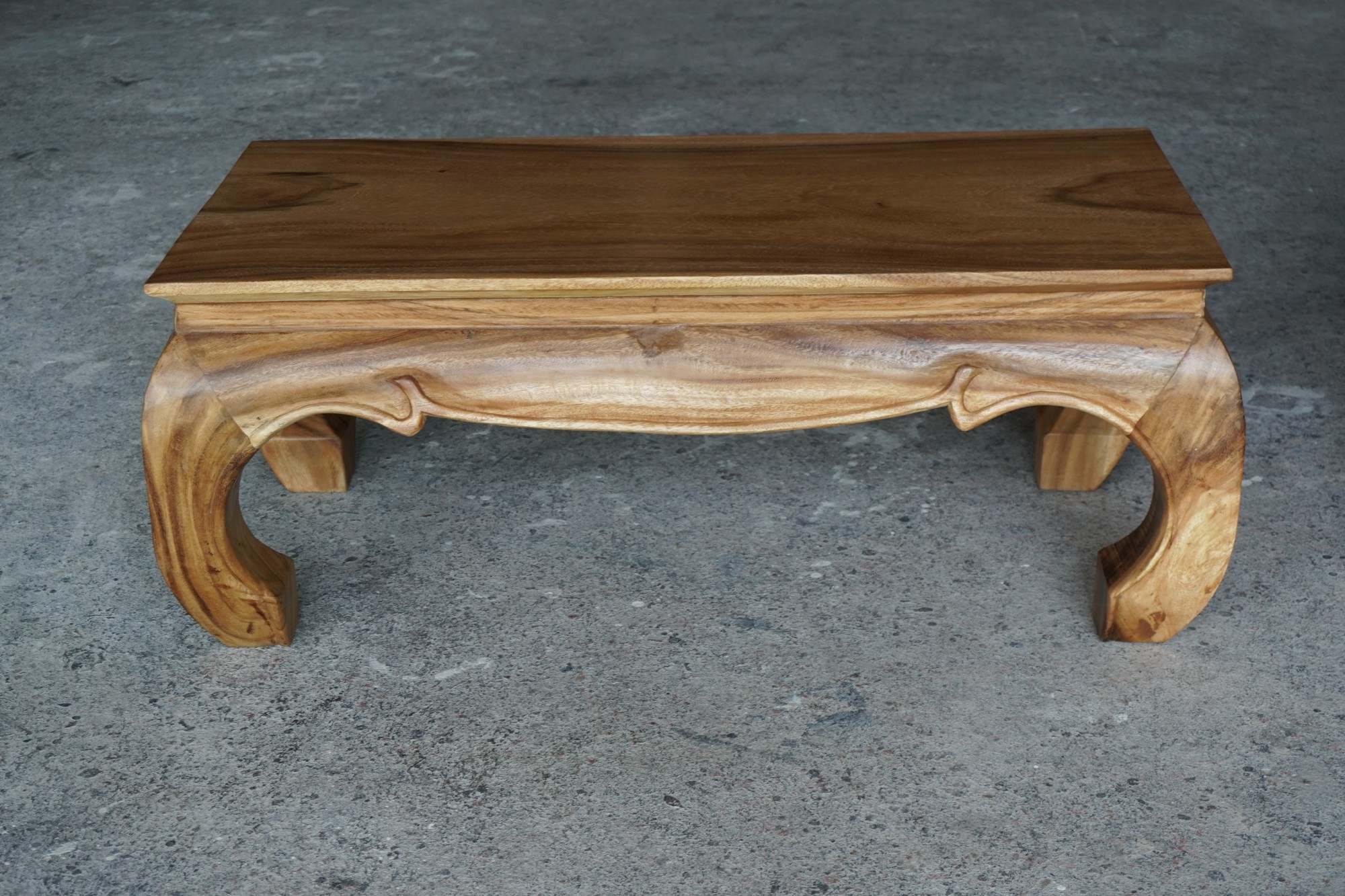 Opiumtisch, natur, T 100 cm, B 50 cm, H 40 cm