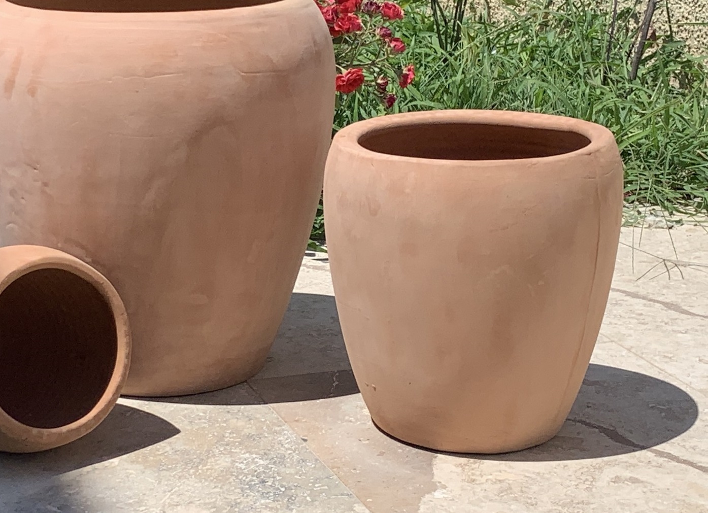 Pflanzkübel, Terrakotta, Ø 25 cm, H 27 cm