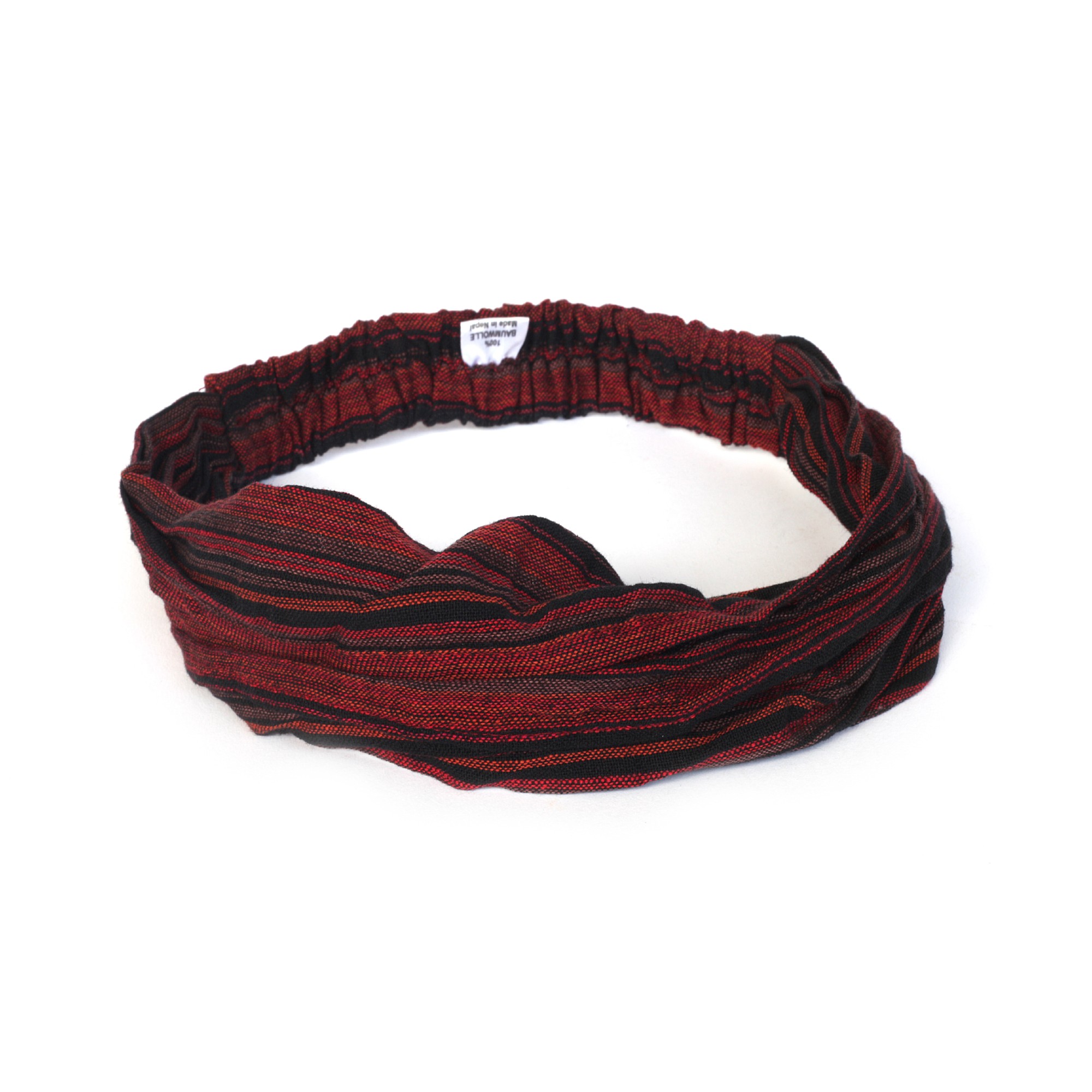Haarband 'Baltimore', schwarz, rot