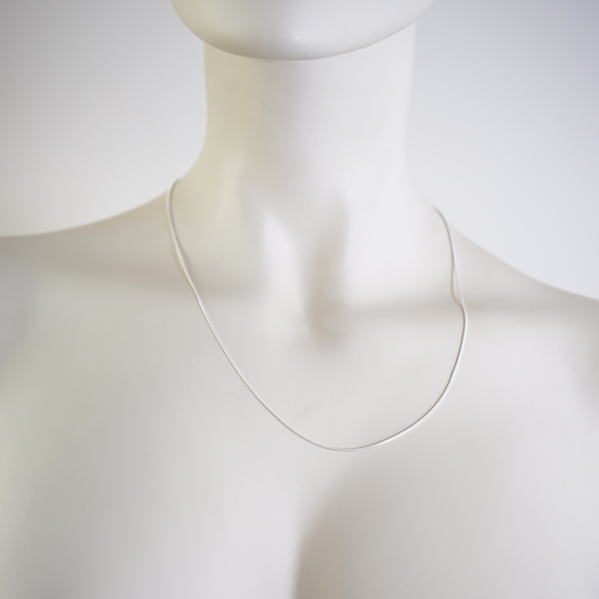 Silberkette fein aus 925 Silber, L 50 cm