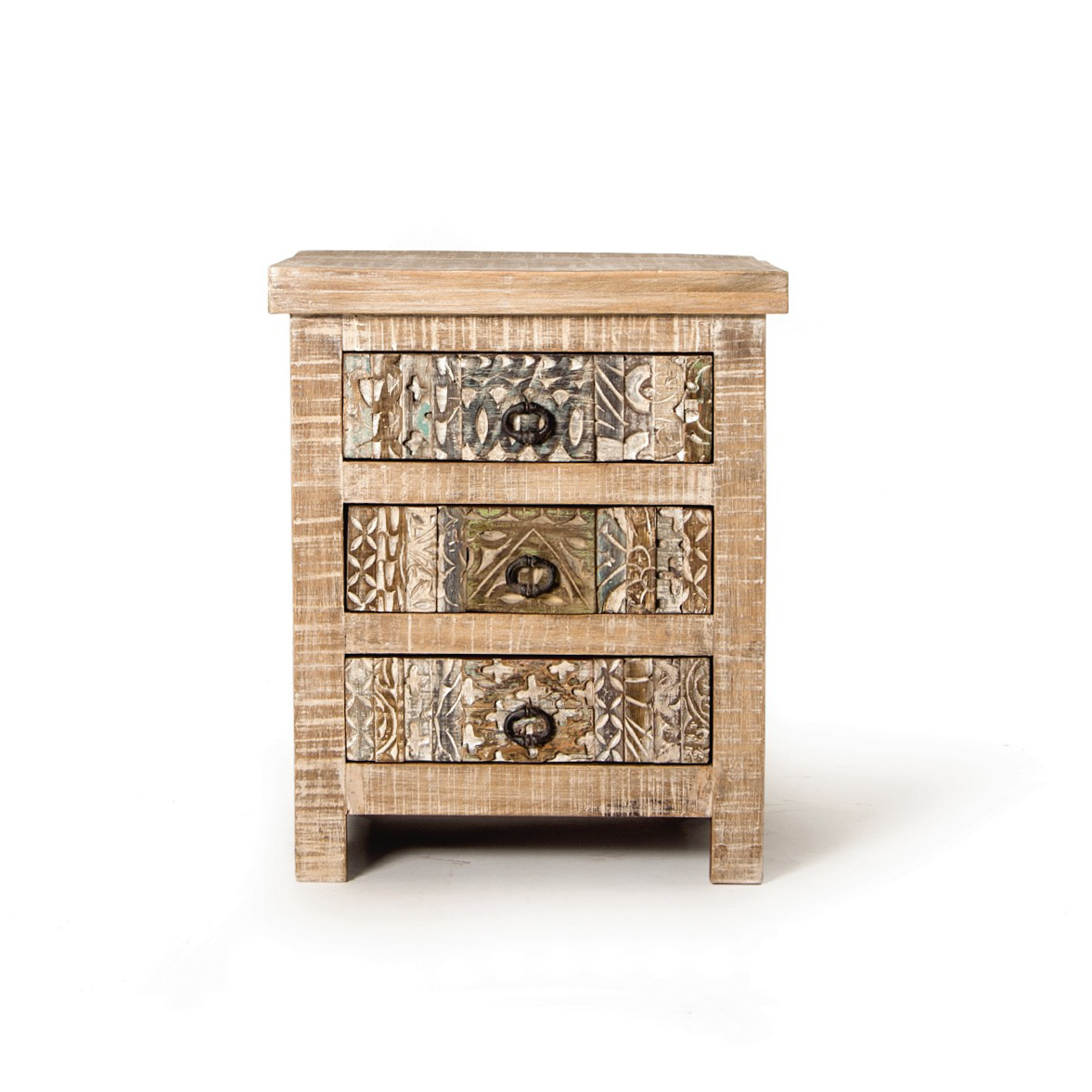 Kommode 'Sharina', aus Mangoholz, braun, T 40 cm, B 50 cm, H 61 cm