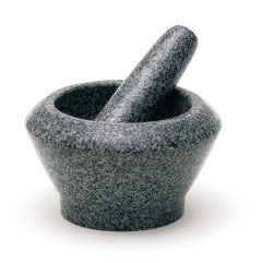 Mörser 'Harissa', schwarz, Ø 15 cm, H 10 cm