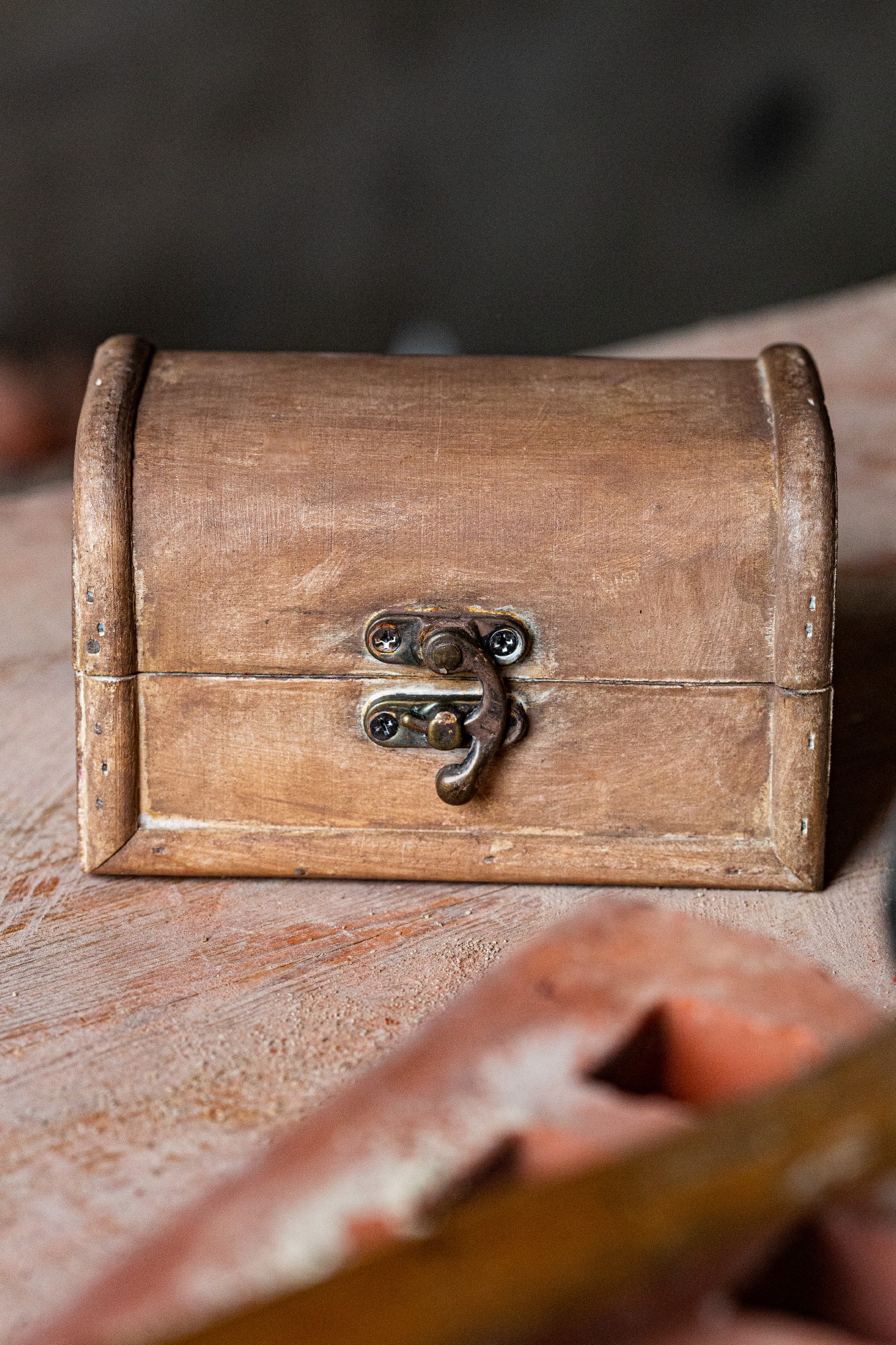 Holzbox 'Solango', natur, B 13 cm, L 8,5 cm, H 8 cm