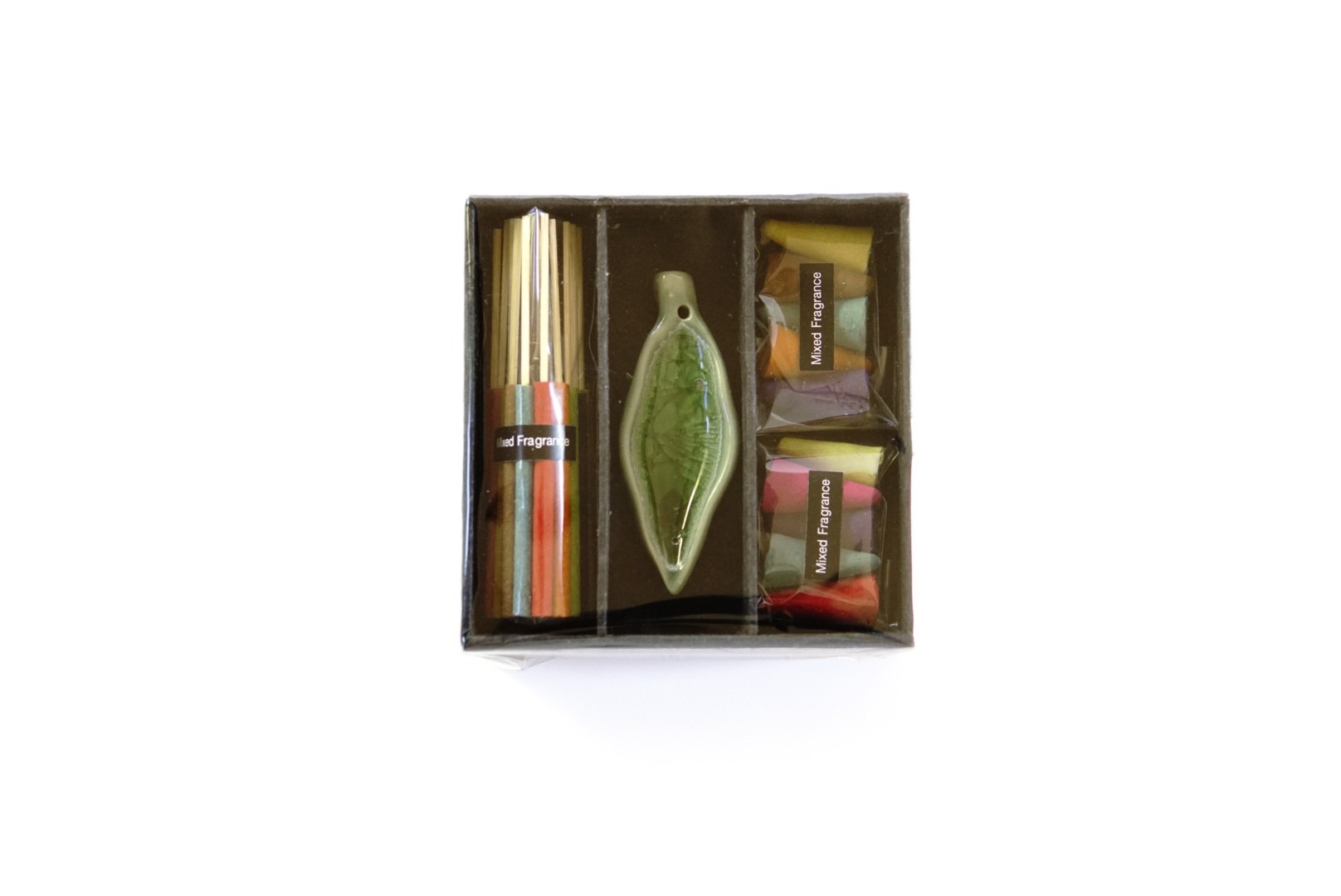 Räucher-Box, multicolor, T 10 cm, B 10 cm, H 2,5 cm