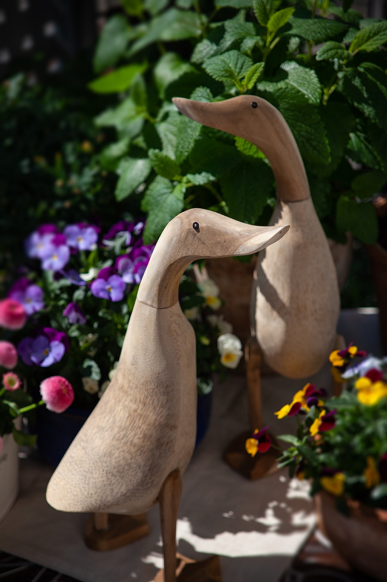 Ente 'Halus' aus Wurzelholz, klein, H ca. 30-35 cm