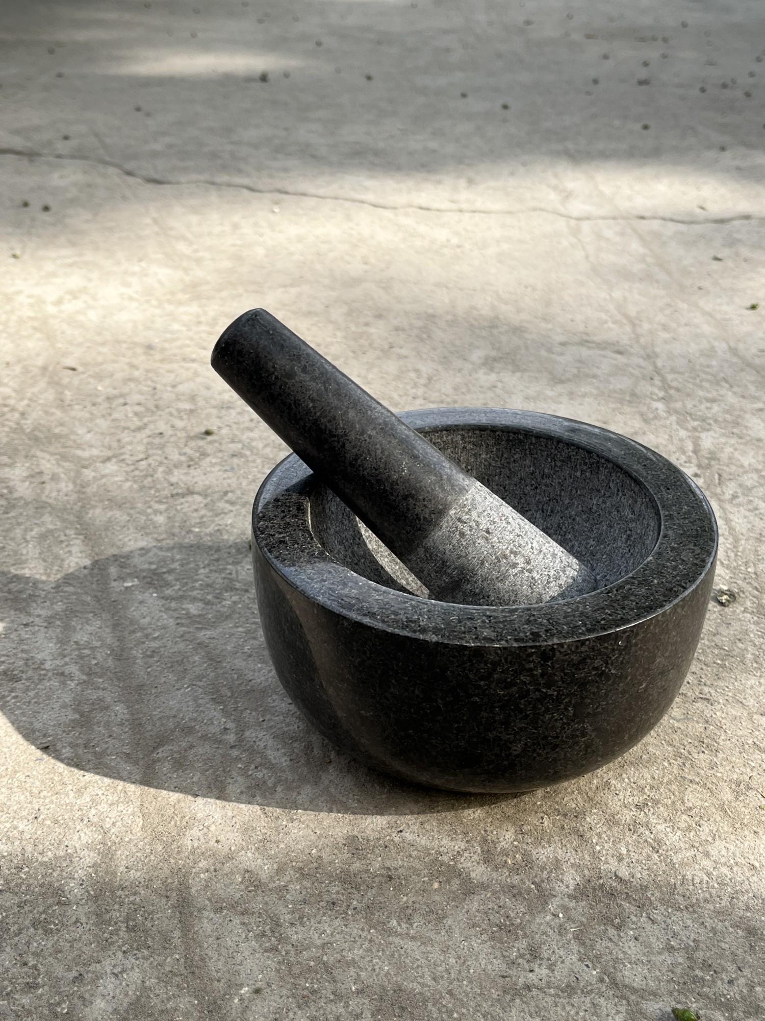 Mörser 'Polis', aus Granit, Ø 16 cm, H 8 cm