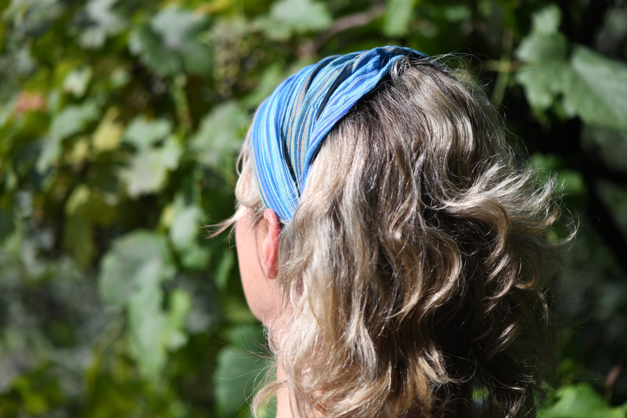 Haarband 'Miami', aus 100% Baumwolle, blau