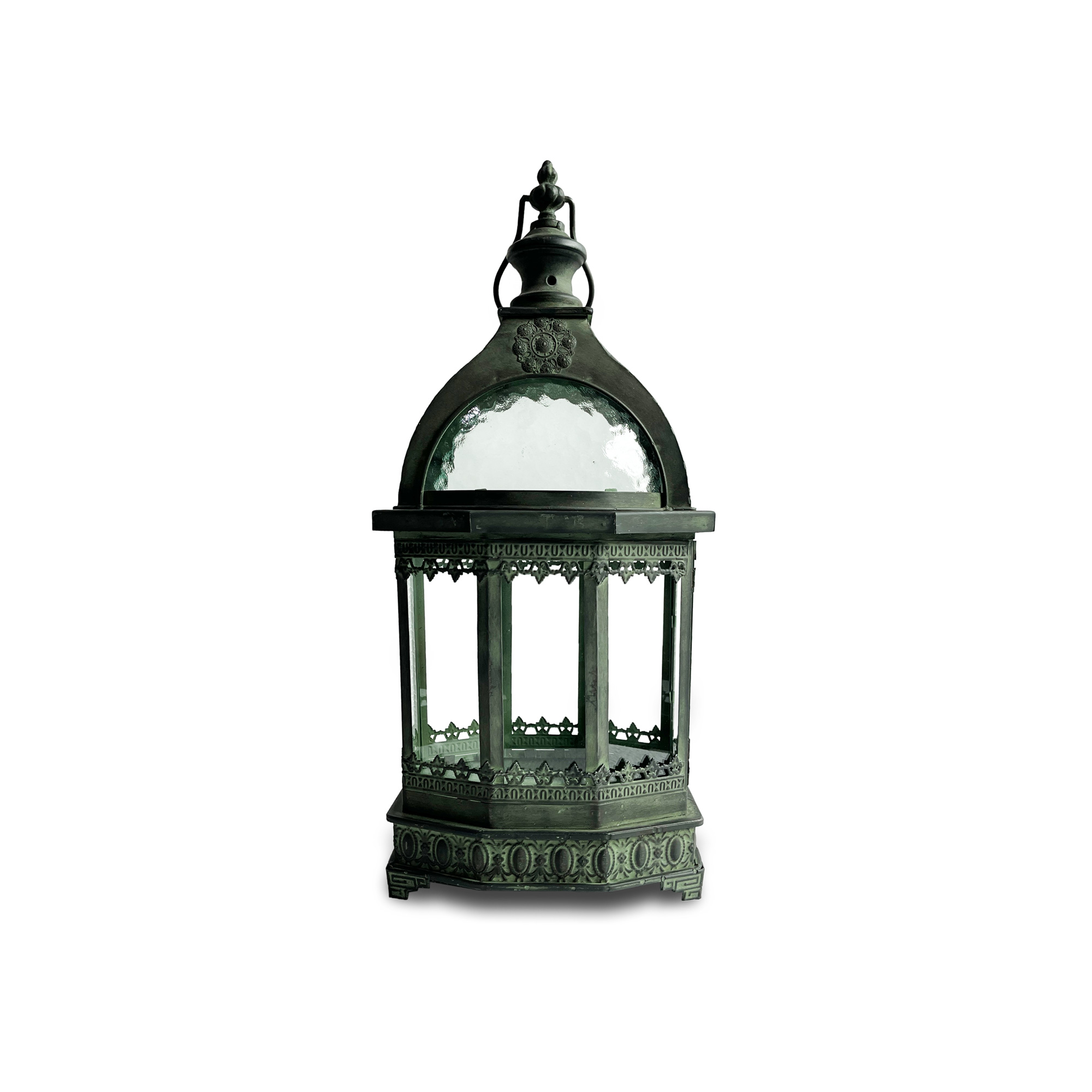 Laterne 'Jules', aus Metall und Glas, H 58 cm, B 27 cm, L 19 cm
