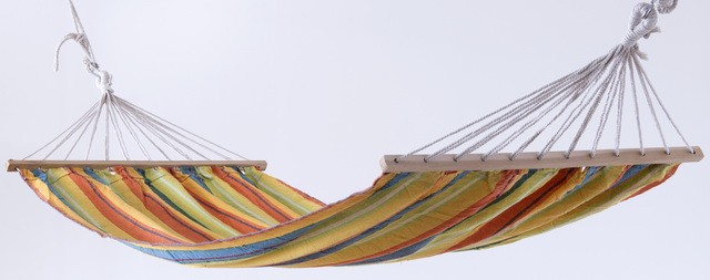 Hängematte gelb-multicolor, B 200 cm, L 100 cm