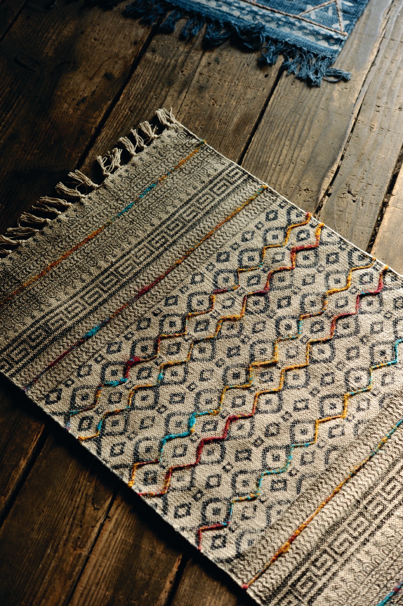 Mini-Rug 'Agani', handbedruckt, T 60 cm, B 90 cm