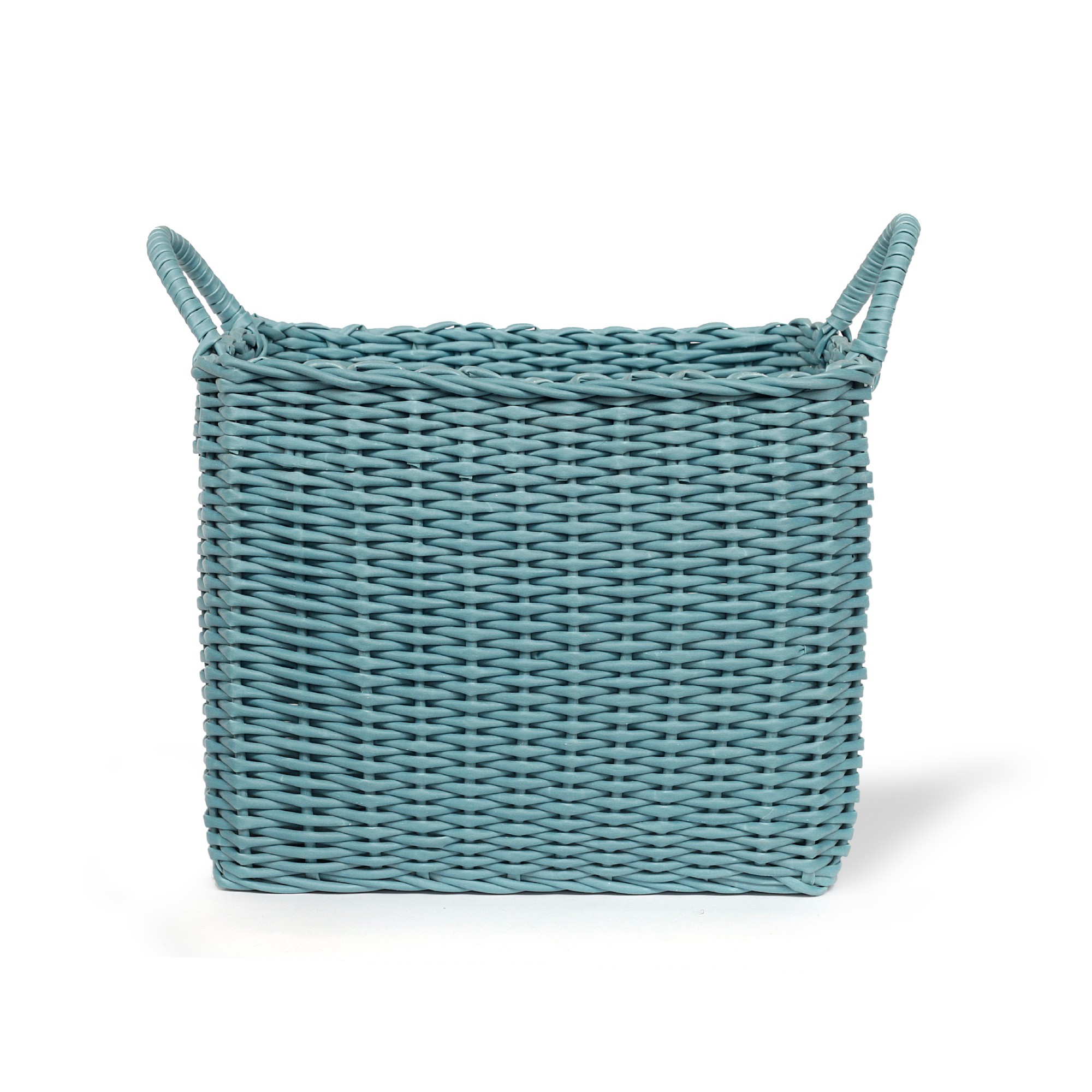 Aufbewahrungskorb 'Gustave' S, blau, B 32 cm, T 22 cm, H 26 cm