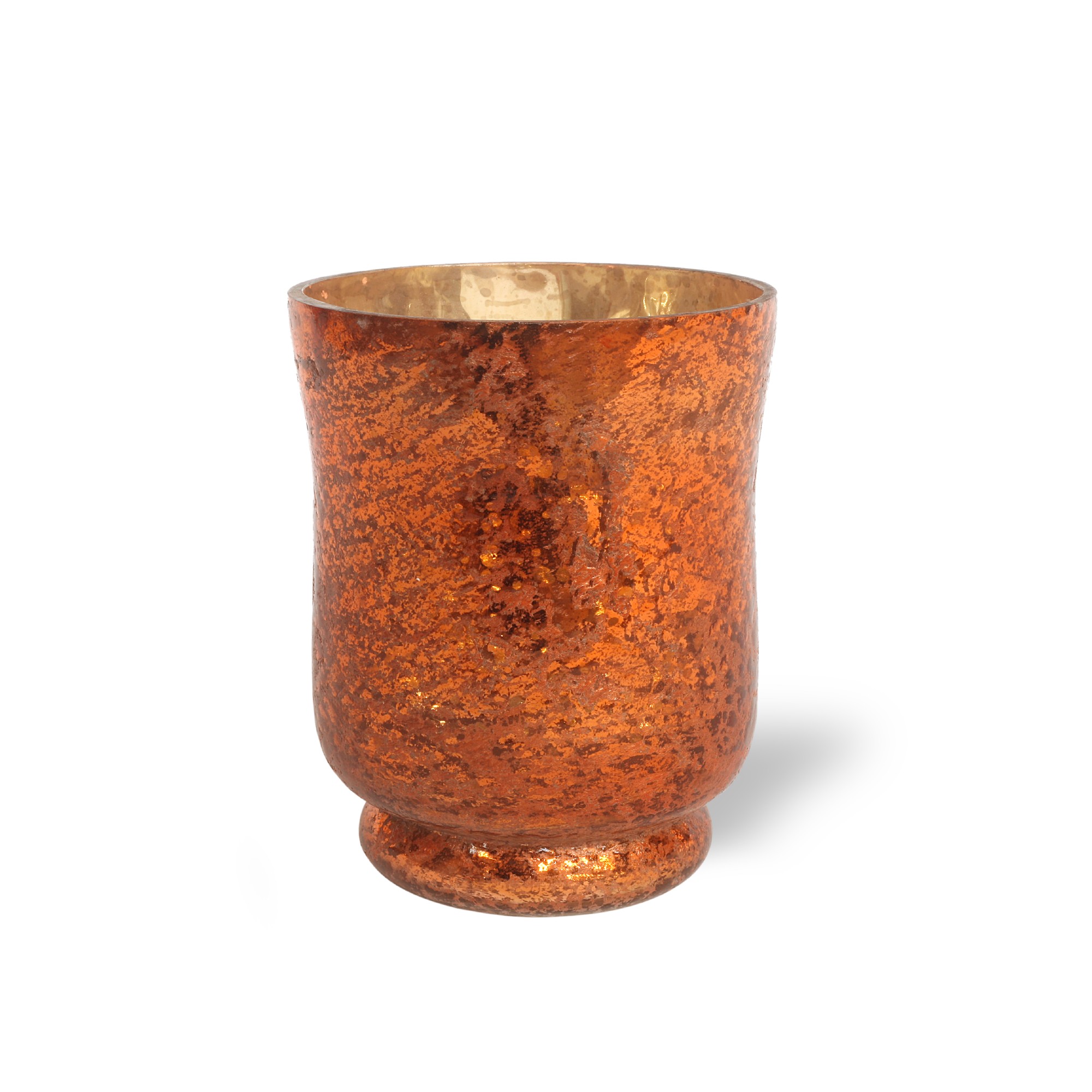 Windlicht, kupfer, Ø 8,5 cm, H 11 cm