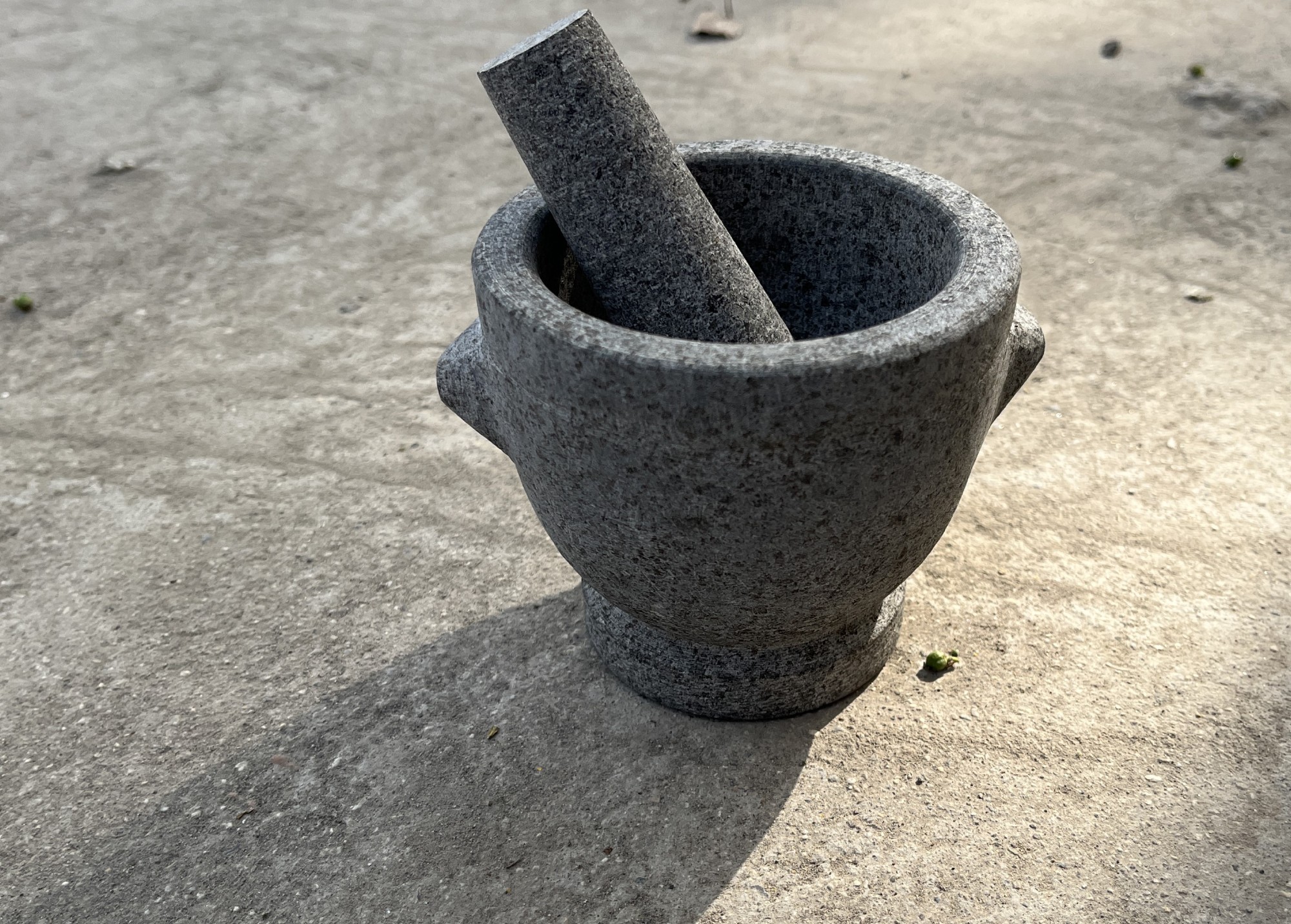 Mörser 'Hertic', aus Granit, Ø 10 cm, H 9 cm