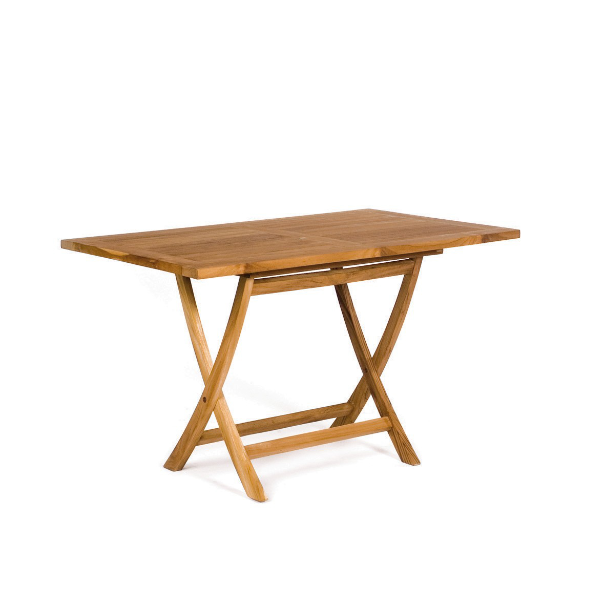 Klapp-Gartentisch 'Alesund' aus Teakholz, B 125 cm, L 75 cm, H 75 cm