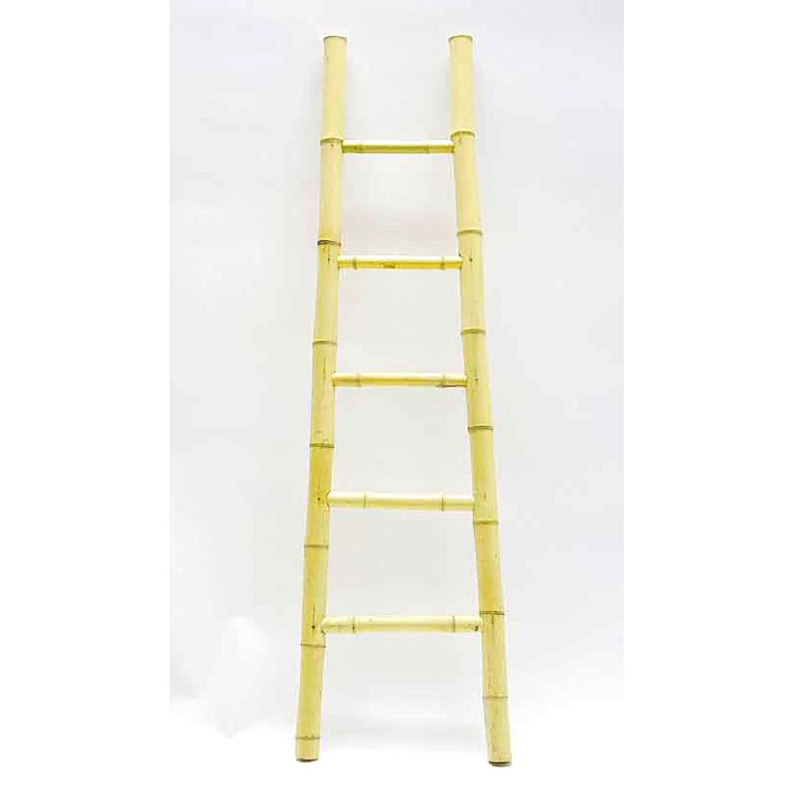 Bambusleiter mit 5 Stufen, natur, L 200 cm