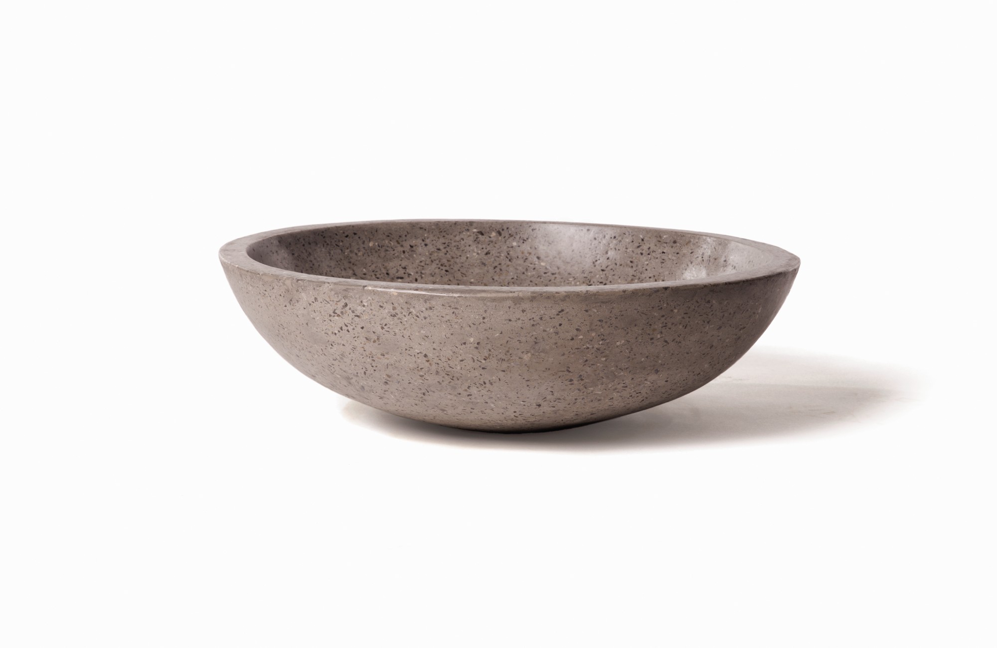 Waschbecken 'Terrazzo', grau, Ø ca. 44 cm, H 13 cm