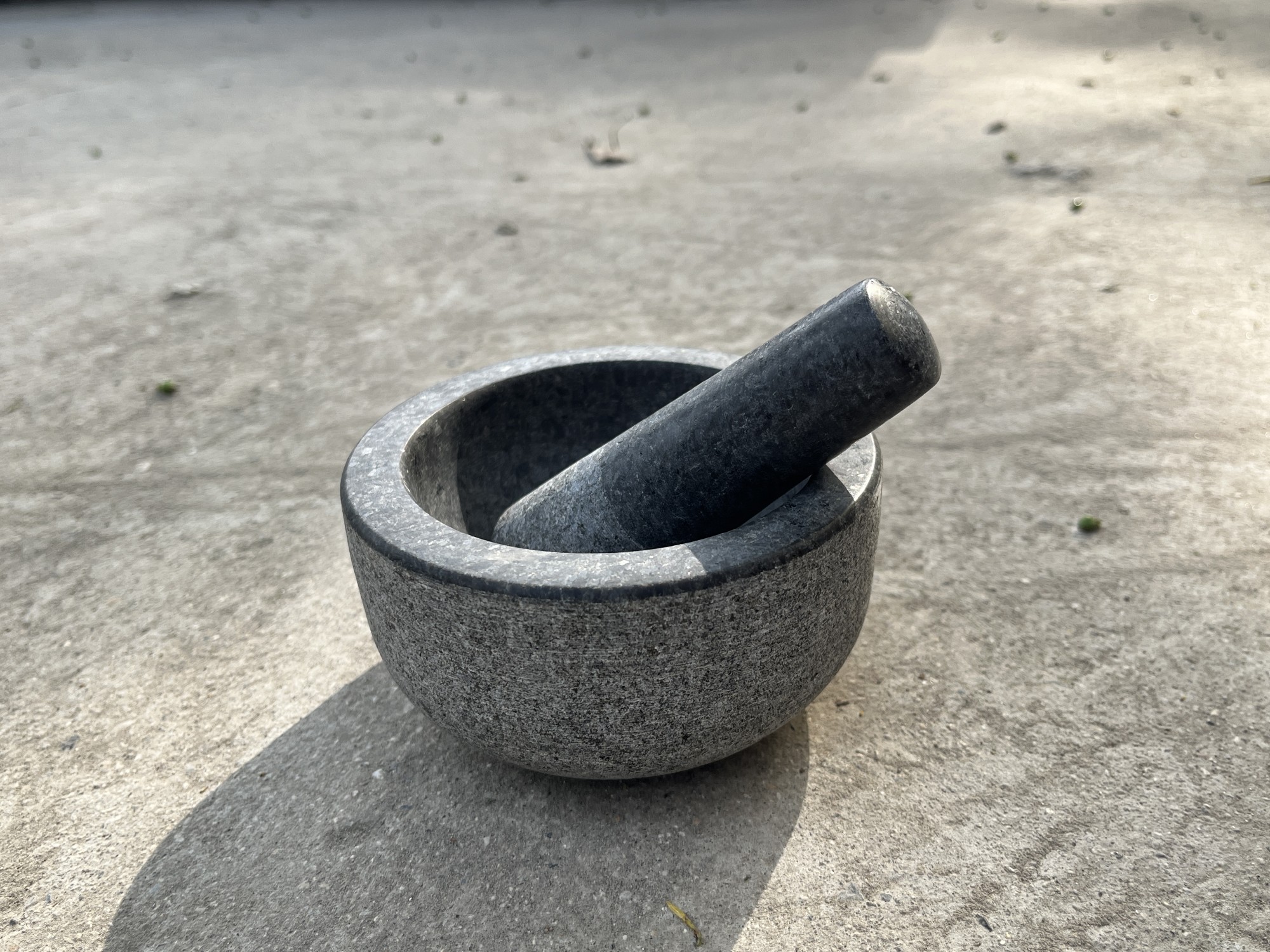 Mörser 'Malis', aus Granit, Ø 11 cm, H 6 cm
