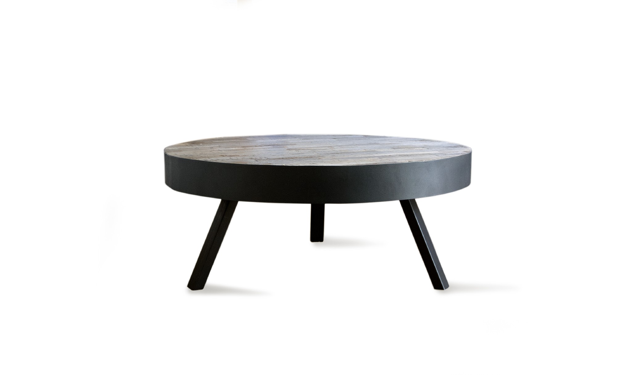 Tisch 'Dark Tea', grau, T 74 cm, B 74 cm, H 31 cm